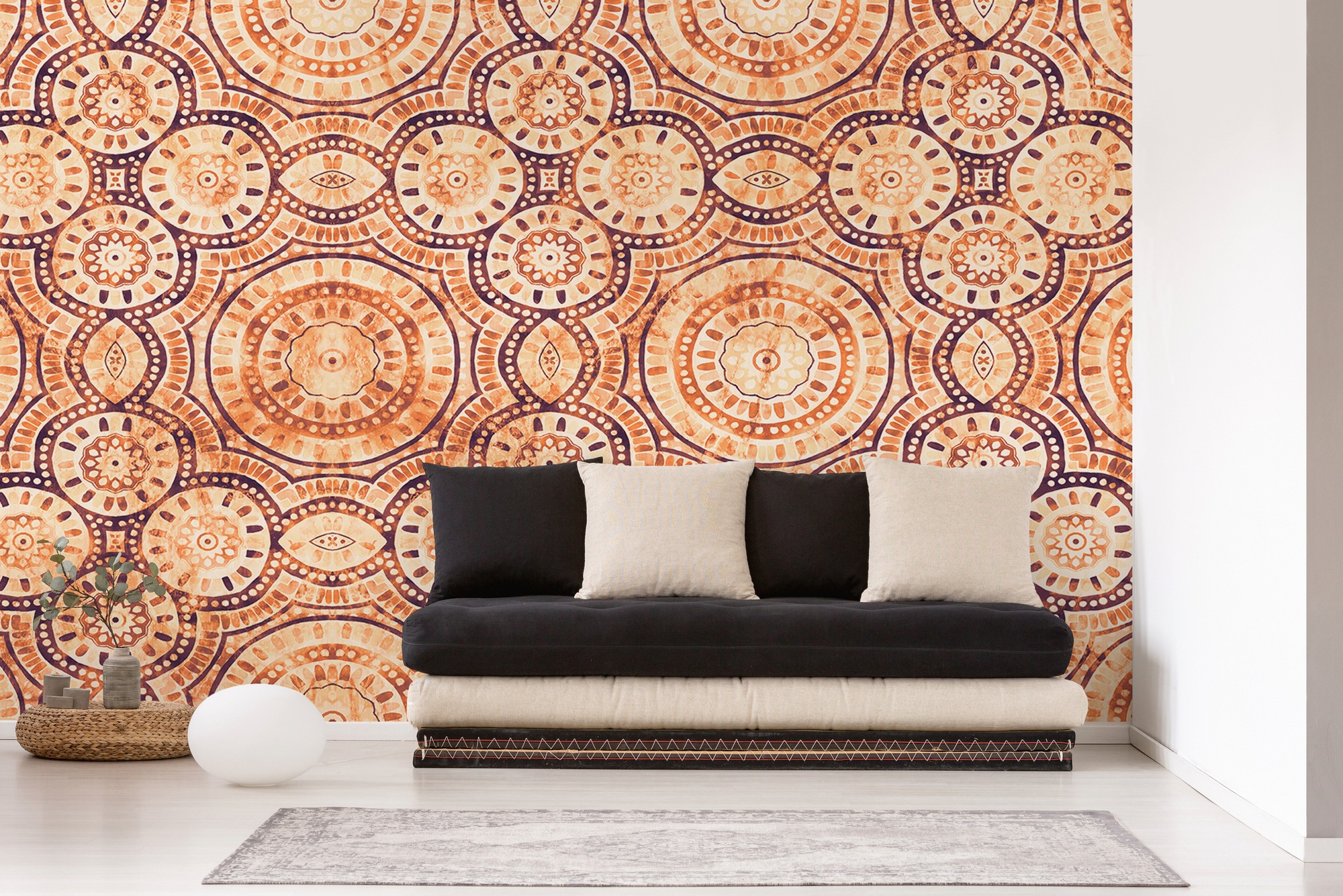 Architects Paper Fototapete »Atelier 47 Watercolour Ornament 1«, ornamental, Vlies, Wand, Schräge, Decke