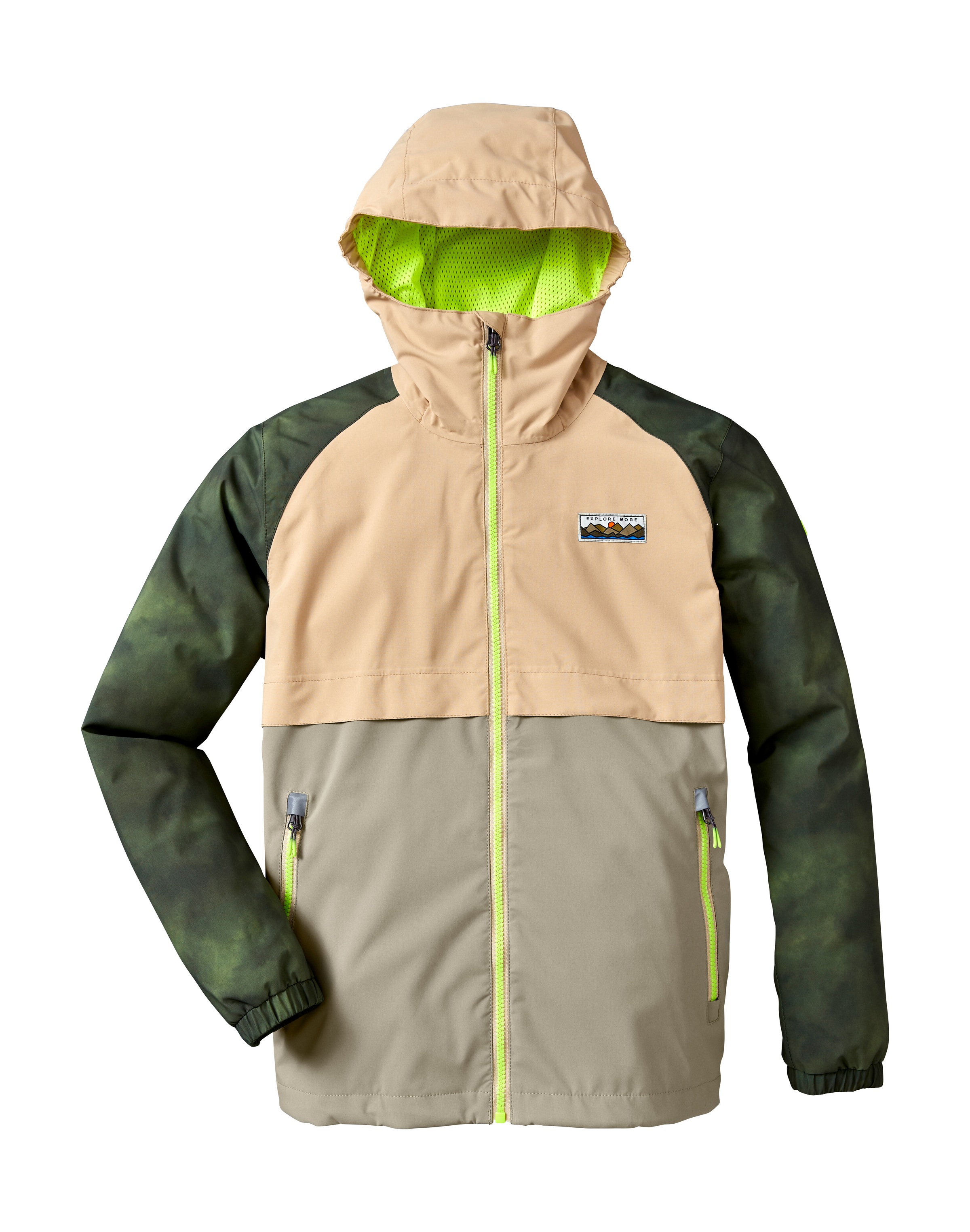 Killtec Outdoorjacke »KOS 280 BYS JCKT«, Wasserdichte Jungenjacke, verstellbare Kapuze, Colourblock Design