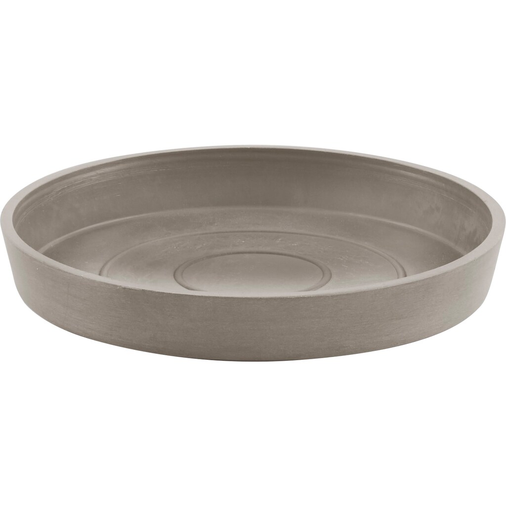 ECOPOTS Blumentopfuntersetzer »ROUND SAUCER Taupe«