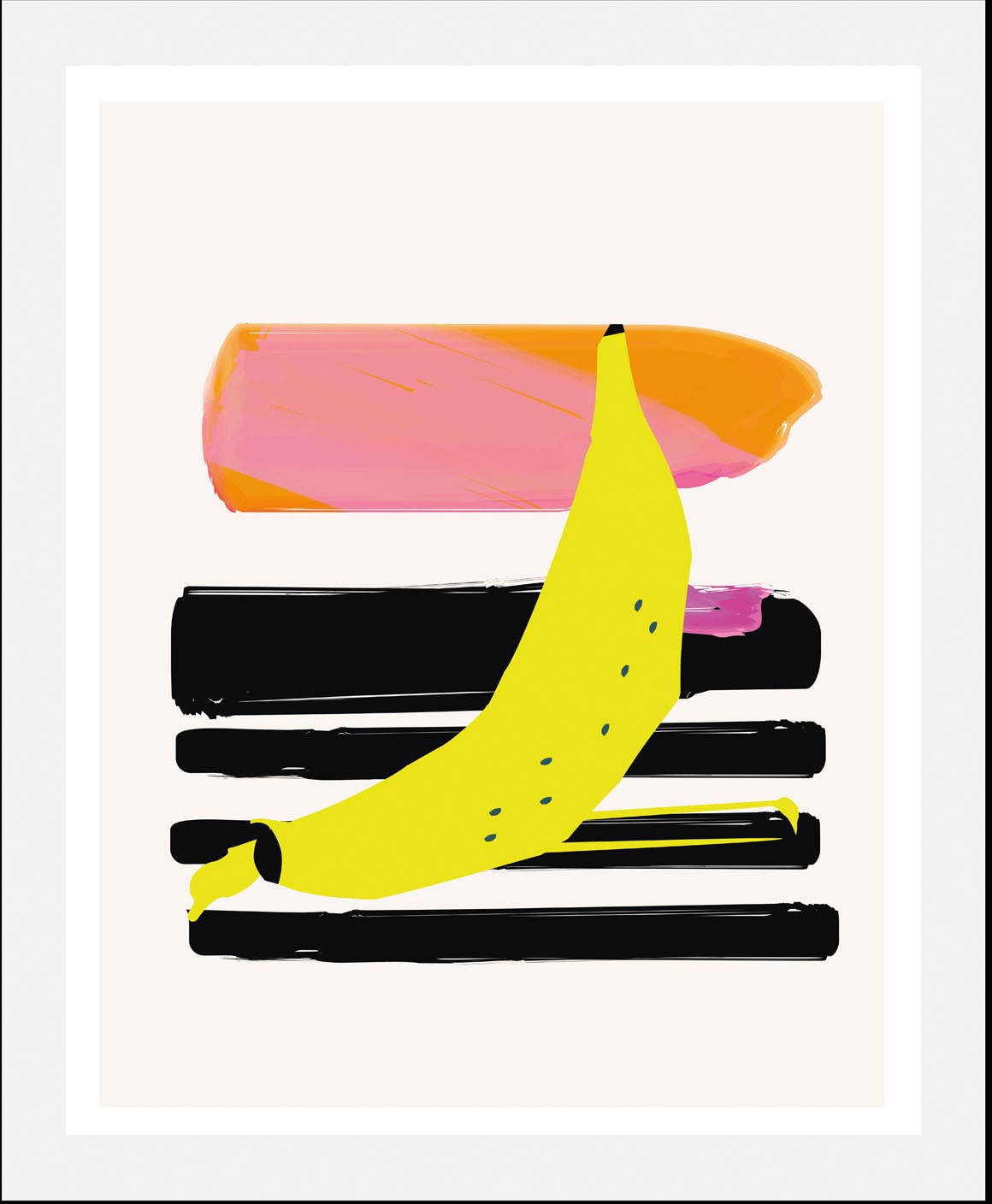 queence Bild »Fanni«, Obst-Obst Bilder-Essen-Lebensmittel-Kunst-Abstrakt-Ar günstig online kaufen