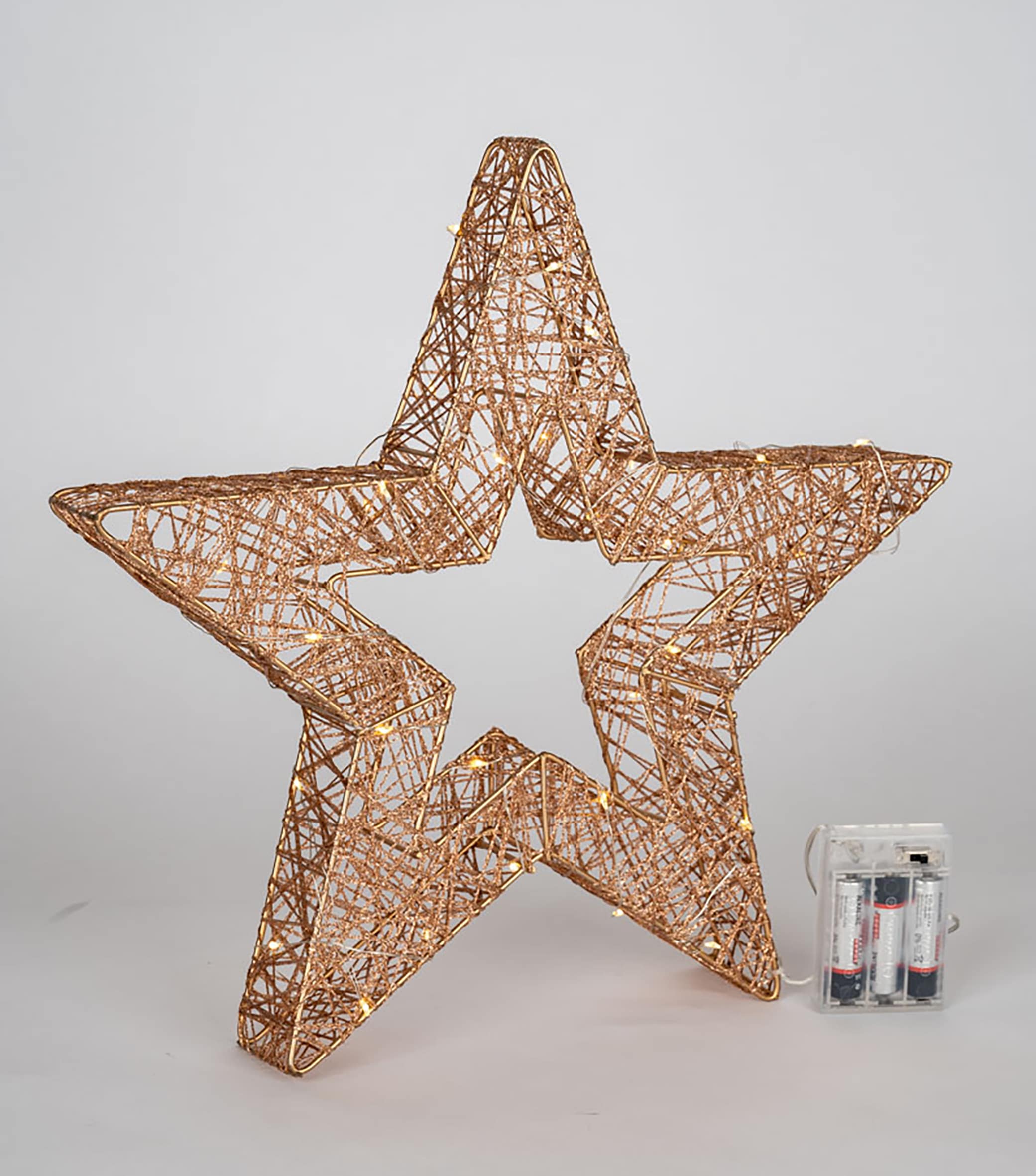Star-Max LED Stern »Weihnachtsstern, Weihnachtsdeko«, 40 flammig-flammig, nur für den Innenbereich