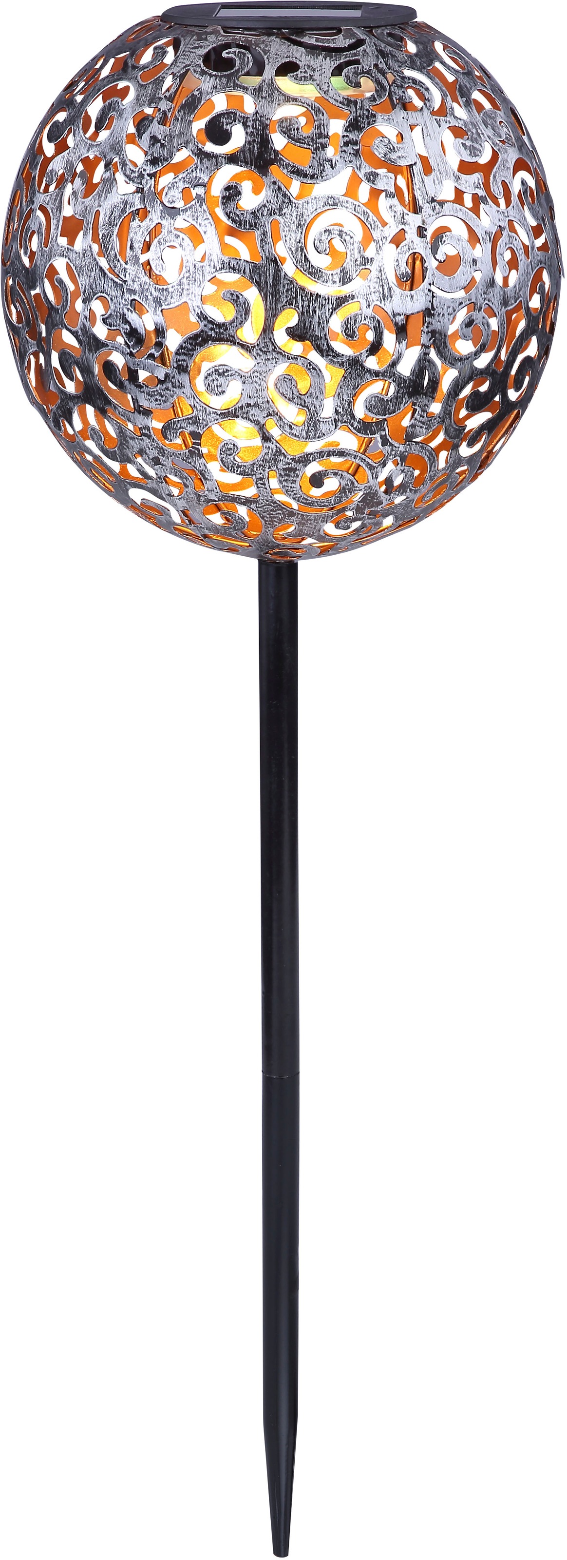 GLOBO LIGHTING LED Solarleuchte »SOLAR«, 1 flammig, Leuchtmittel LED-Modul | LED fest integriert, Solarlampe für Garten, Toller Lichteffekt, Solarkugel mit Erdspieß