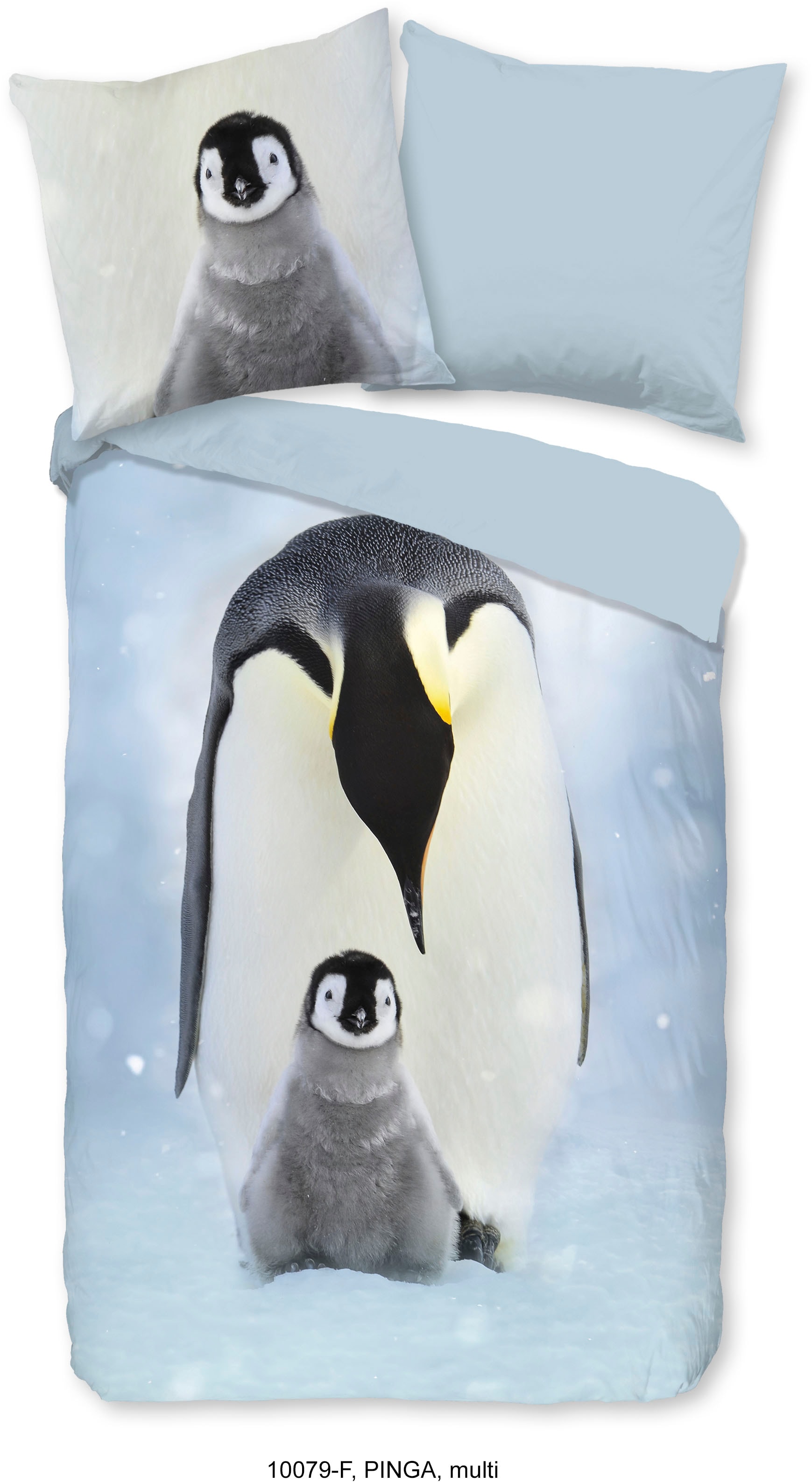 good morning Wendebettwäsche »Pinga« 3 Stk. tlg. Flanell, Biber, Winter, Wa günstig online kaufen