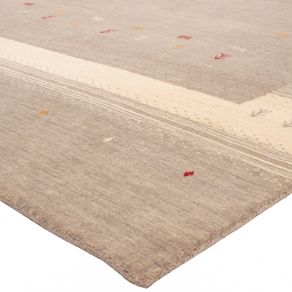 morgenland Wollteppich »Aurora Flair - Gabbeh Teppich - Loribaft Softy«, rechteckig, 1,2 mm Höhe, Sehr weicher Flor