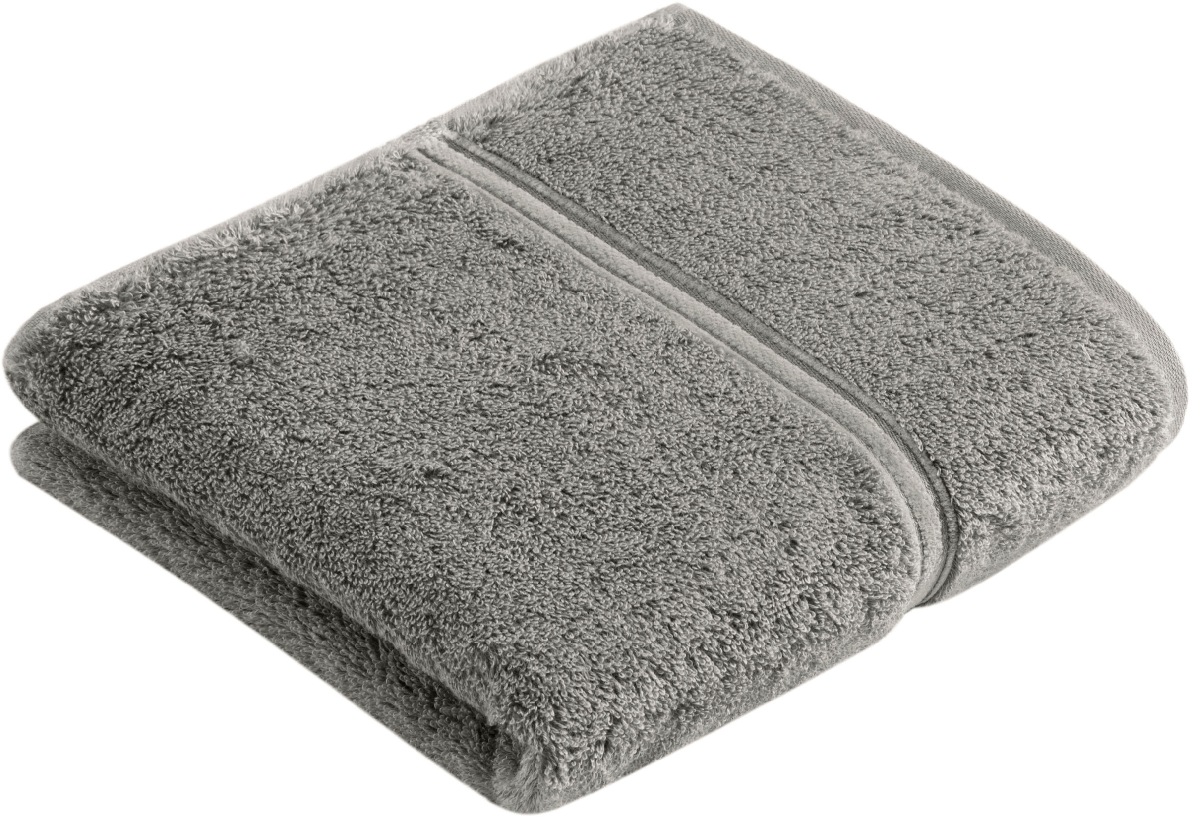 VOSSEN Handtuch »Belief« Chenille-Struktur pepplestone Obermaterial: 100% Baumwolle B/L: 50 cmx100 cm