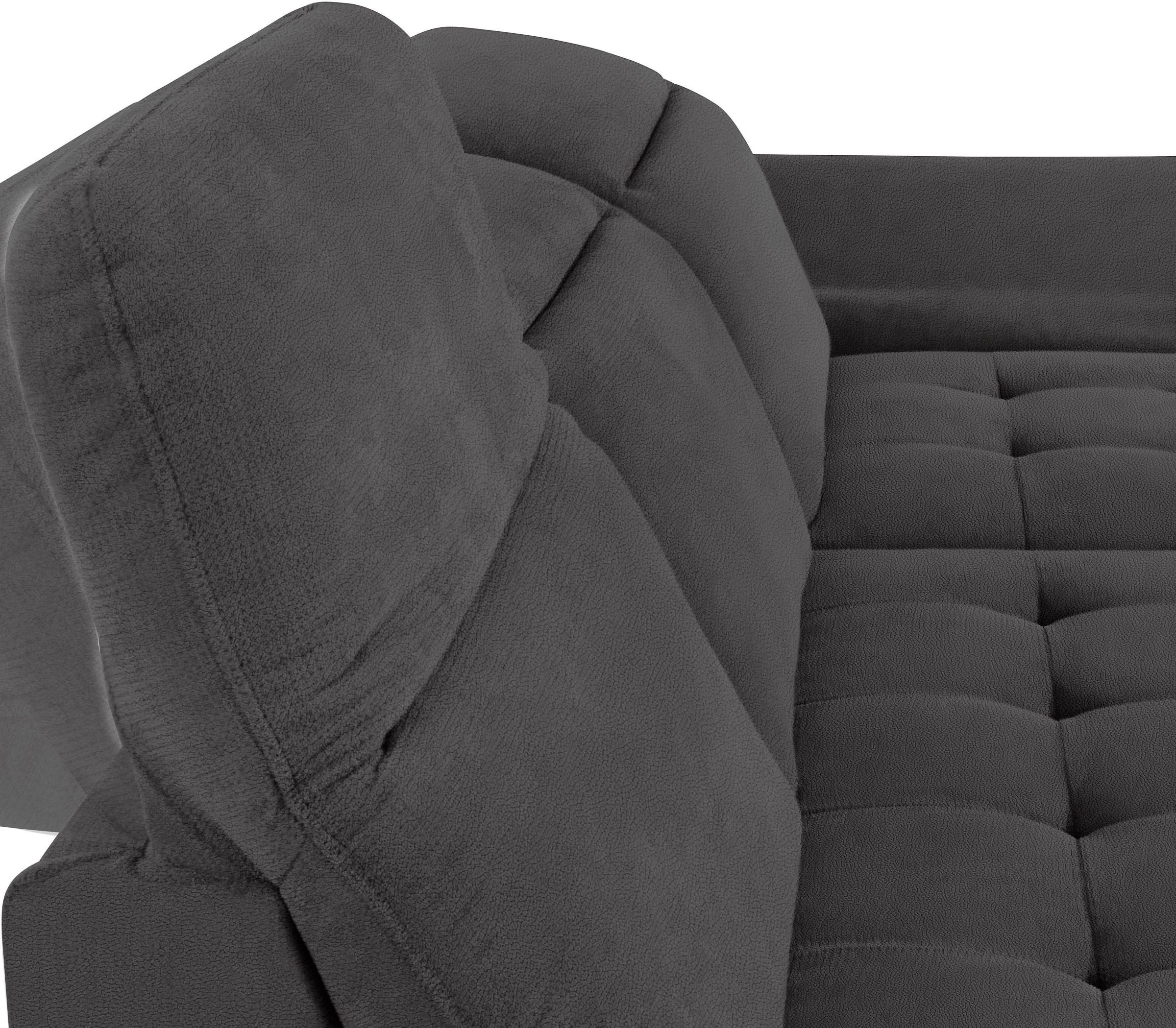 sit&more Ecksofa »Stardust L-Form«, wahlweise mit Bettfunktion und Bettkasten