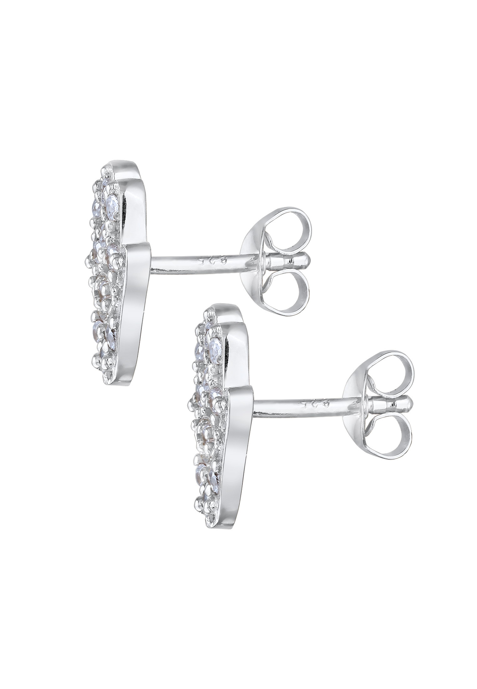 Elli Paar Ohrstecker »Hamsa Hand Zirkonia Orient Symbol 925 Silber«