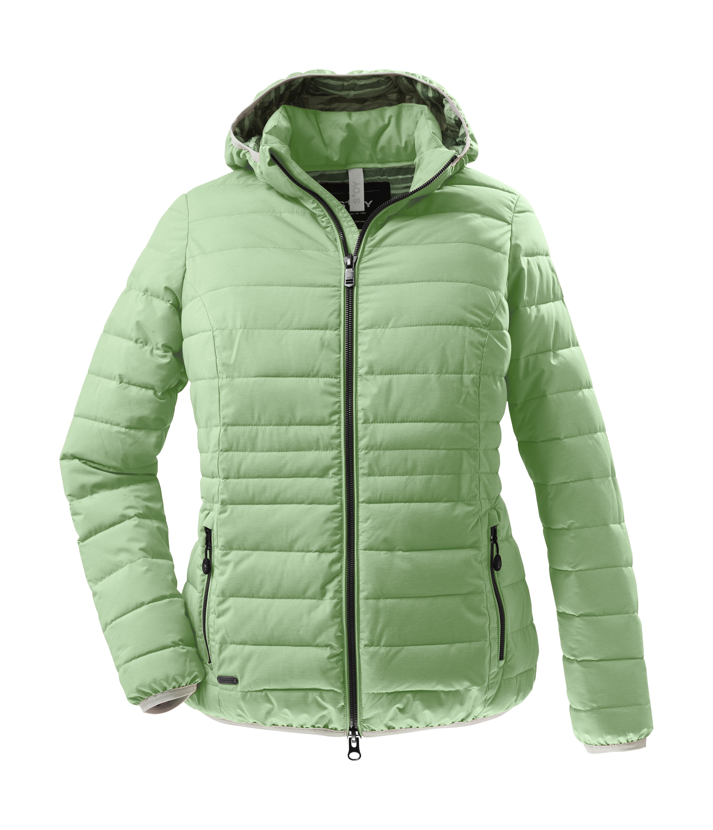 STOY Steppjacke »STS 17 WMN QLTD JCKT«, atmungsaktive Steppjacke mit abnehm. Kapuze in großen Größen