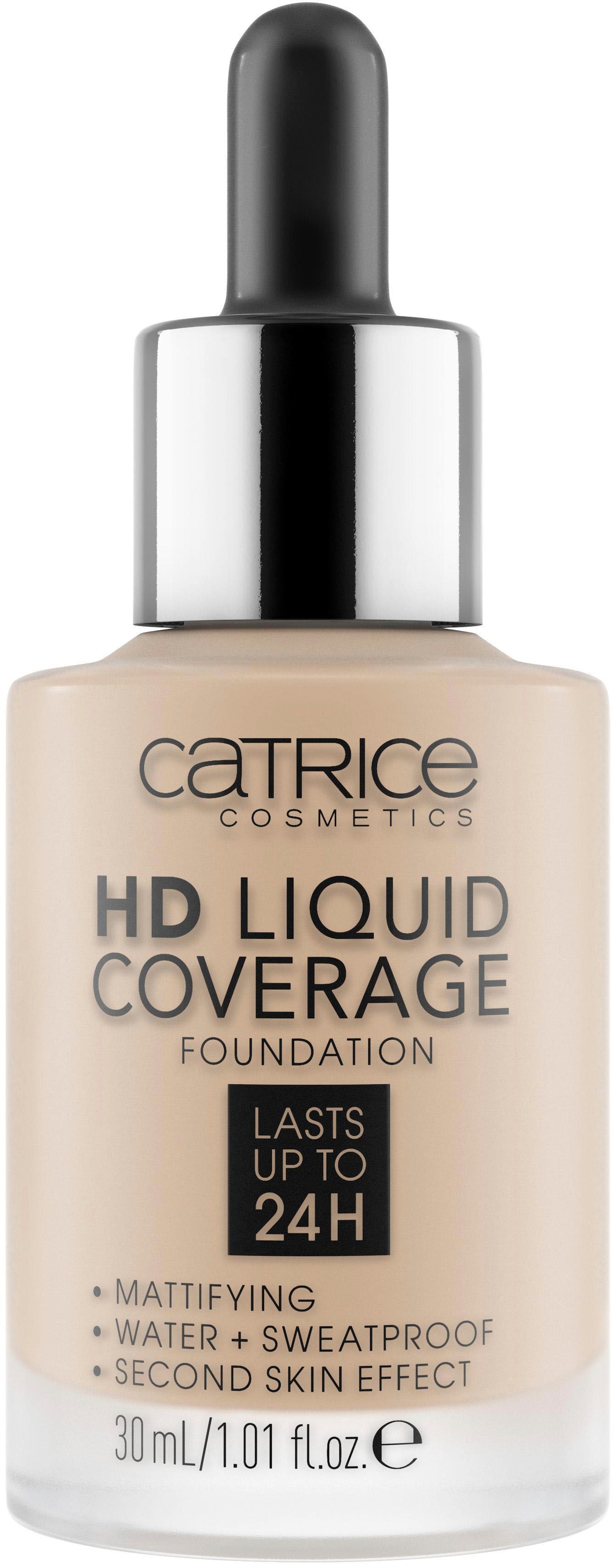 Catrice Foundation »HD LIQUID COVERAGE FOUNDATION« mit leichter Textur