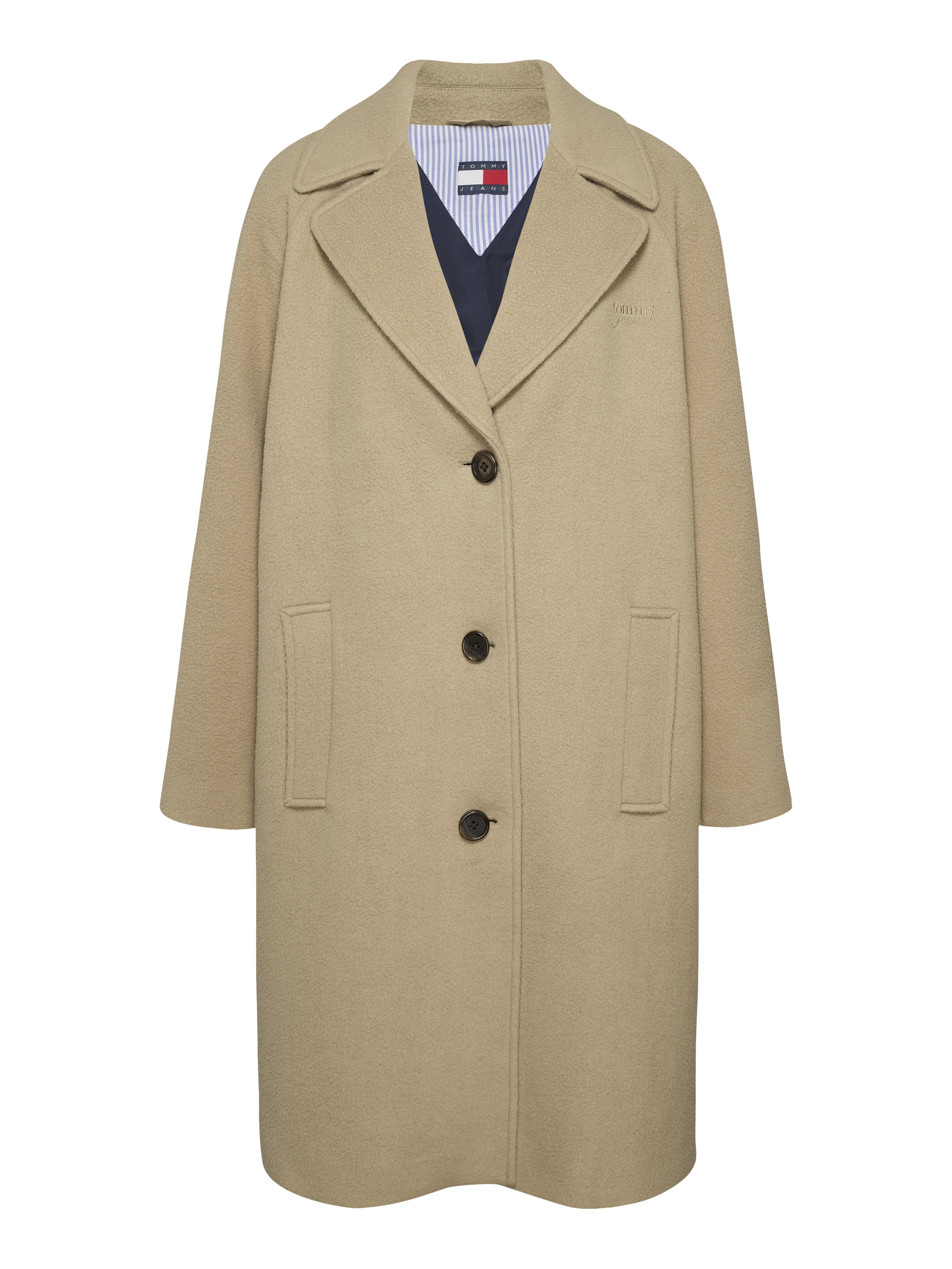 Tommy Jeans Kurzmantel »TJW WOOL COAT«, mit Wollanteil