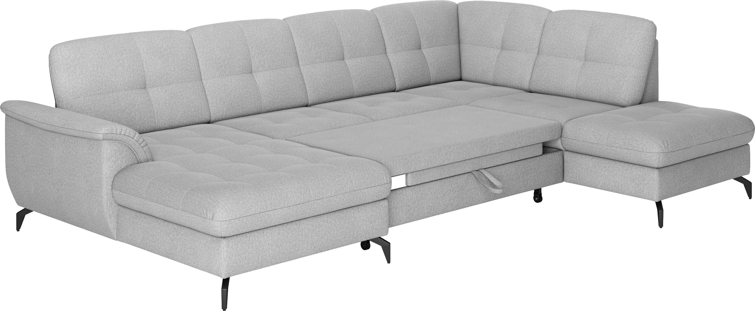 sit&more Wohnlandschaft »Zora U-Form«, wahlweise mit Bettfunktion und Bettkasten