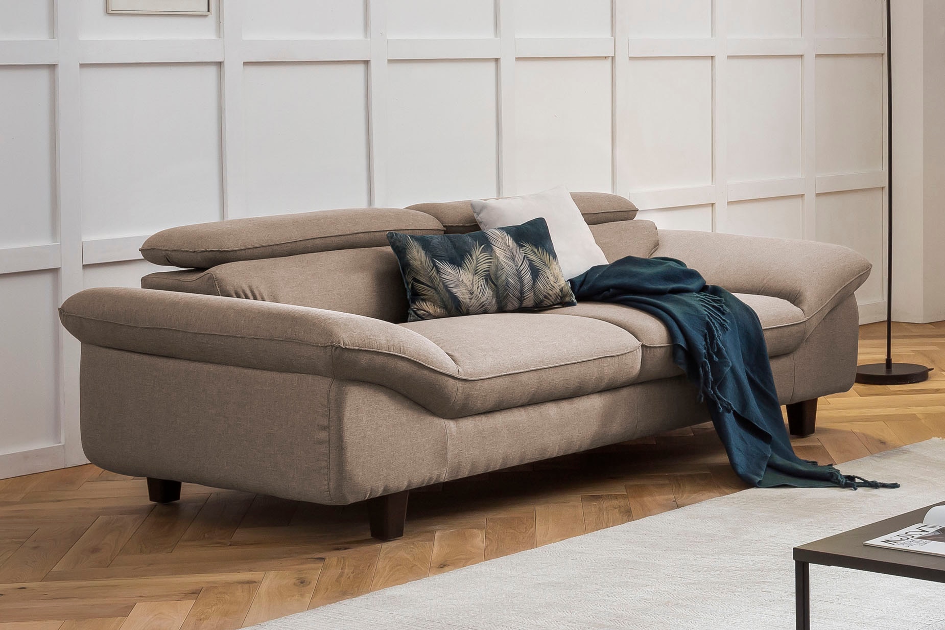 Home affaire 2-Sitzer »Pilot«, Big-Sofa mit Kopfteilverstellung günstig online kaufen