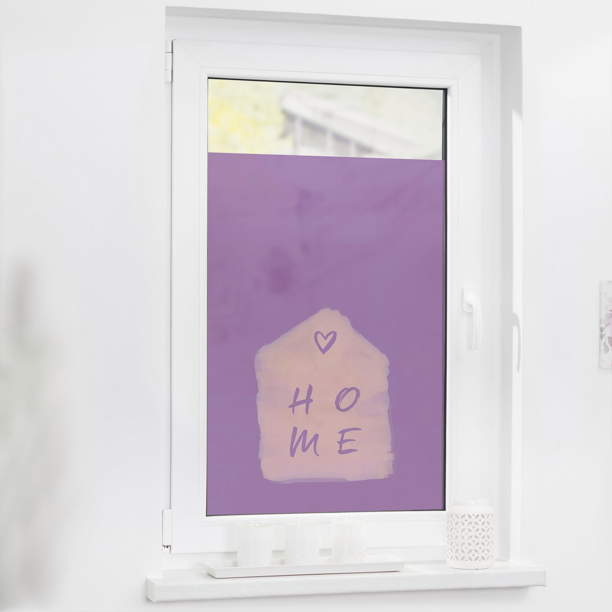 LICHTBLICK ORIGINAL Fensterfolie »Home«, 1 St., blickdicht,  strukturiertKlebepunkte, selbstklebend, Sichtschutz auf Rechnung kaufen | Fensterfolien