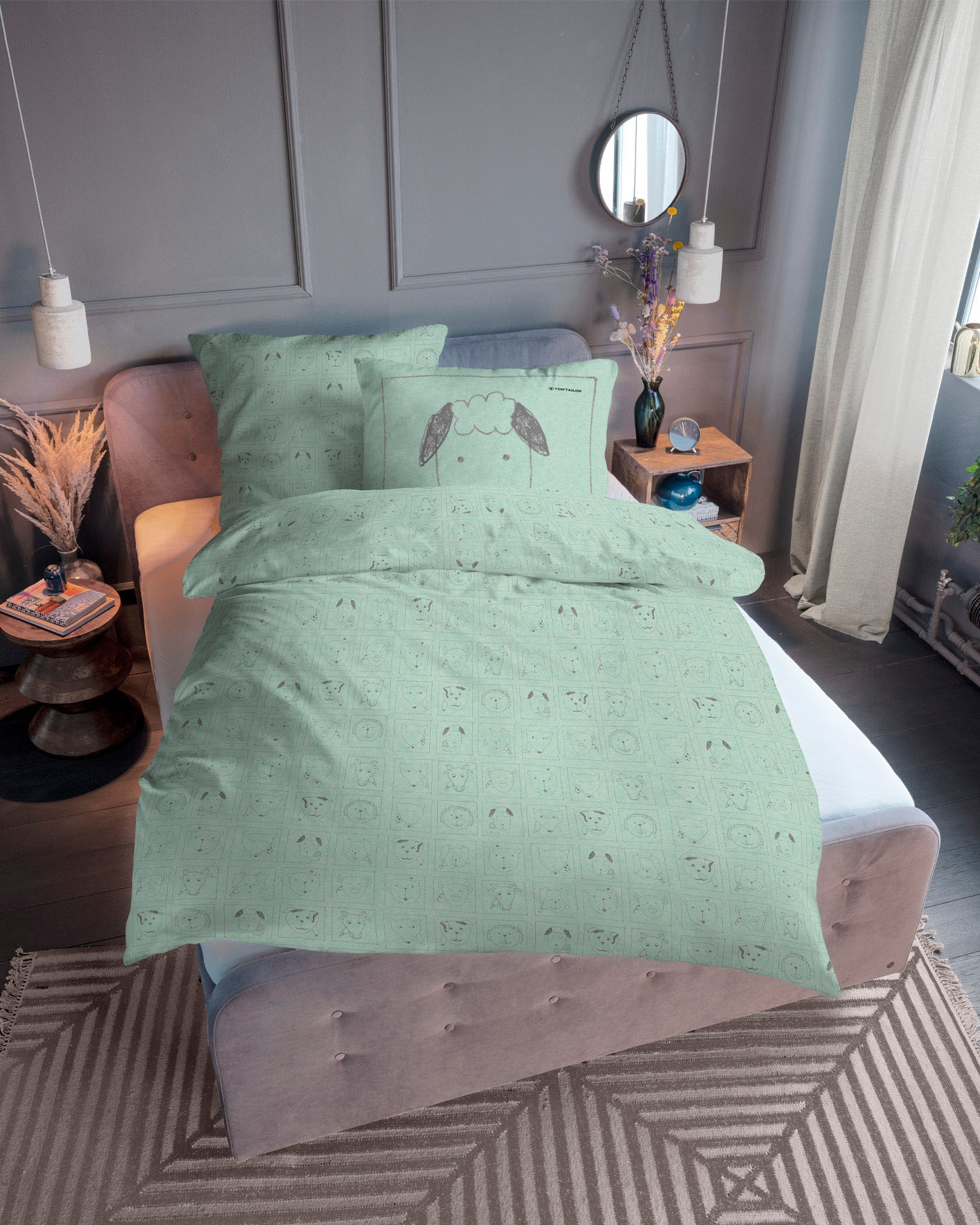 TOM TAILOR HOME Kinderbettwäsche »ANIMALS«, mit tollen Tiermustern