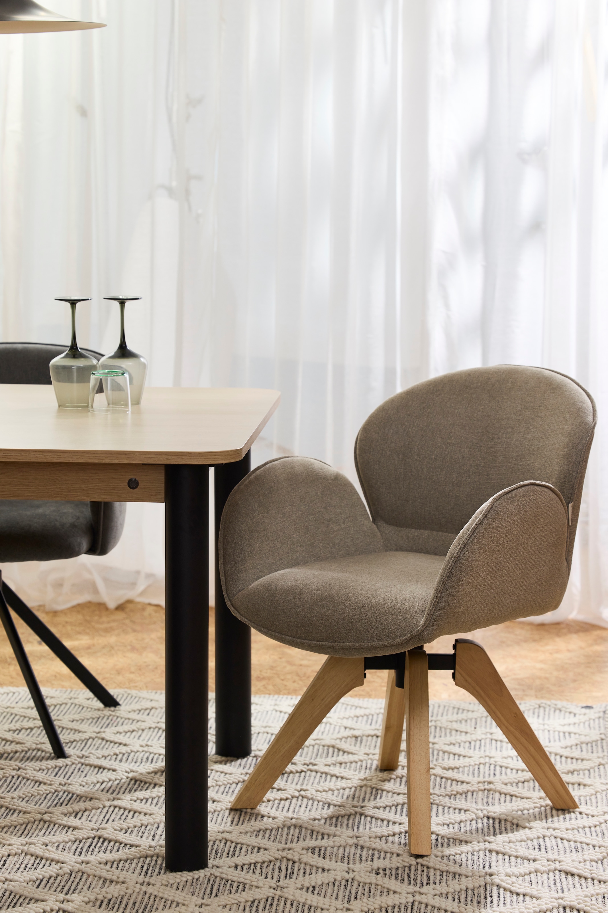 TOM TAILOR HOME Armlehnstuhl »WINGS ARMCHAIR« (Set) 2 Stk. Chenille mit Arm günstig online kaufen