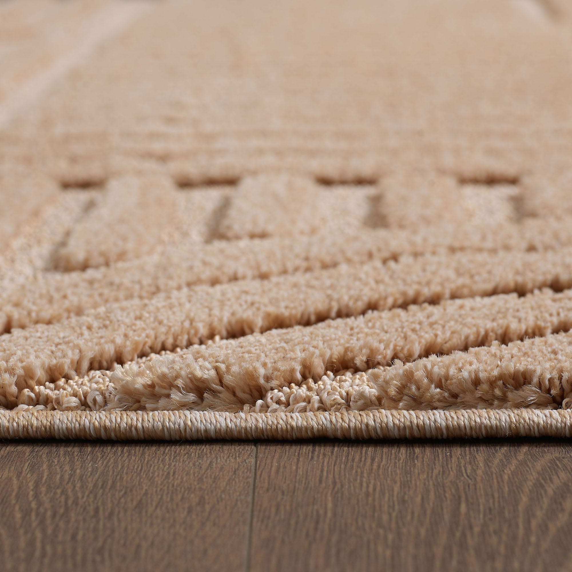 Ayyildiz Teppiche Teppich »ART 1121«, rechteckig, 8 mm Höhe, Läufer, 3D Hoch-Tief-Effekt, weicher Hochflor, pflegeleicht