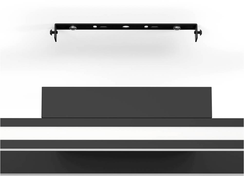 EGLO Deckenleuchte »SALVILANAS-Z«, 1 flammig, Leuchtmittel LED-Modul | LED wechselbar, App und Sprachsteuerung Alexa, dimmbar, Metall Deckenlampe schwarz