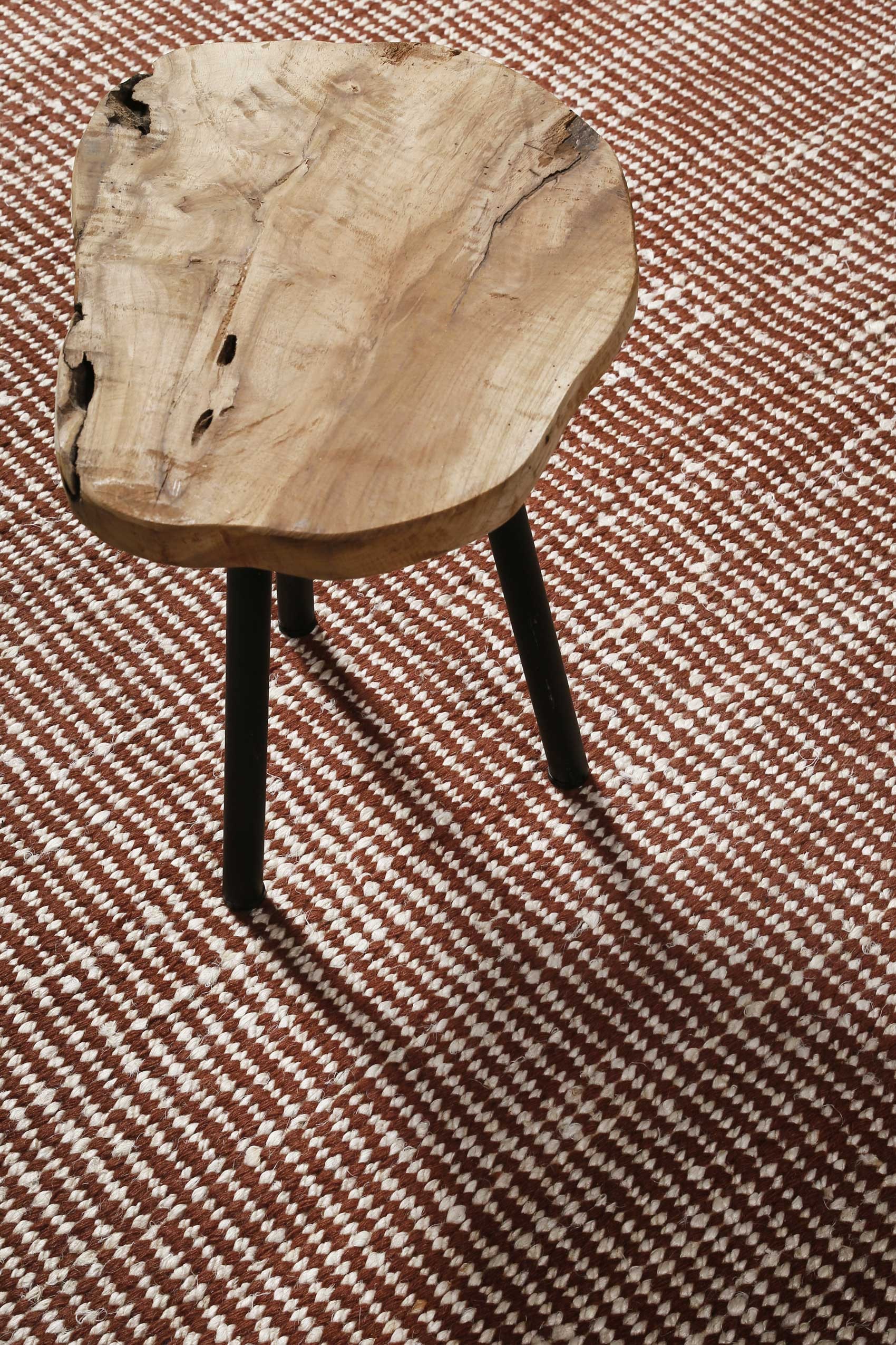 Green Looop Teppich »Toulouse« rechteckig 10 mm Höhe Wollteppich, kurzflor, handgewebt, Wohnzimmer, natürlich