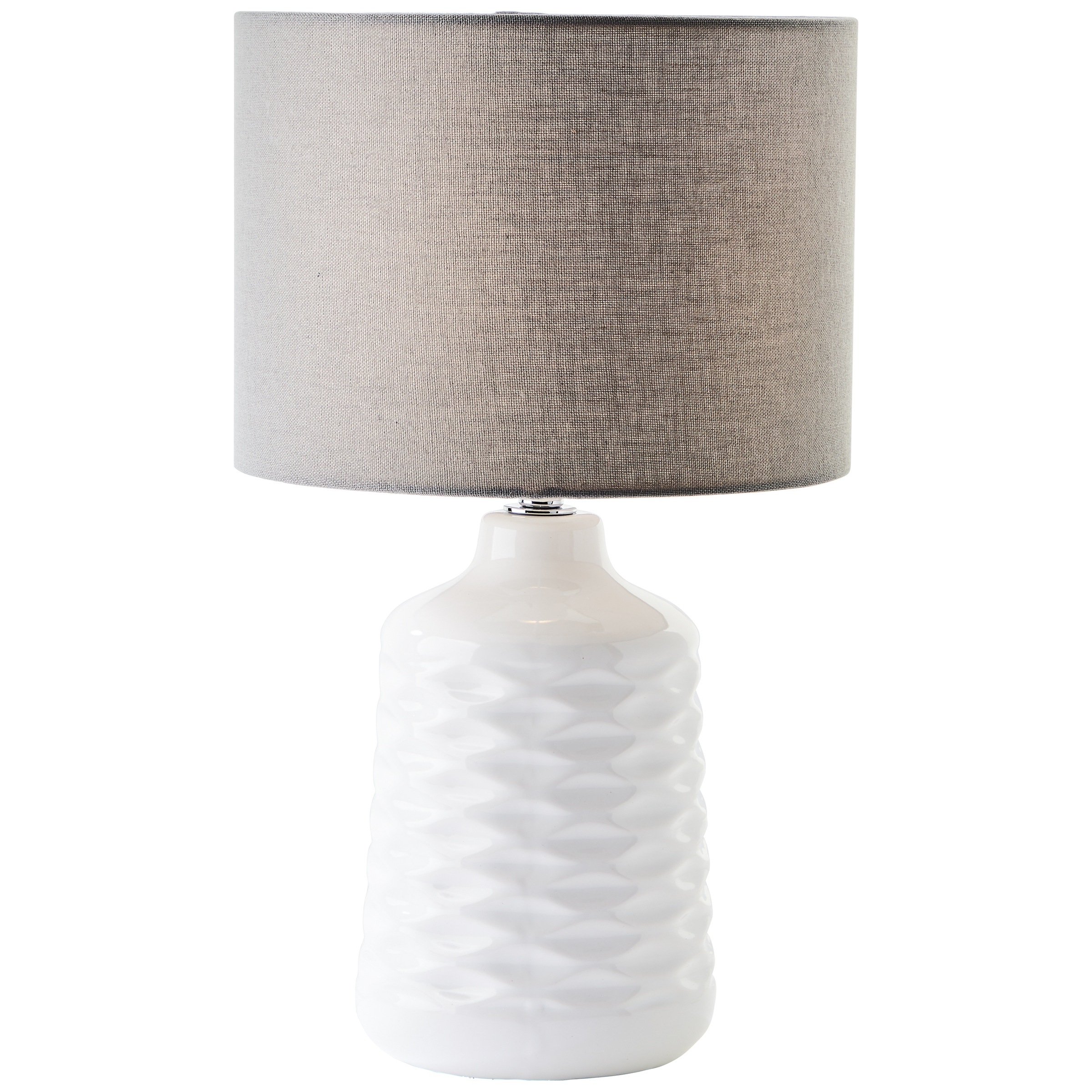 Brilliant Tischleuchte »Ilysa«, 1 flammig, Leuchtmittel E14 | ohne Leuchtmittel, Ø 25 cm, E14, Keramik/Metall/Textil