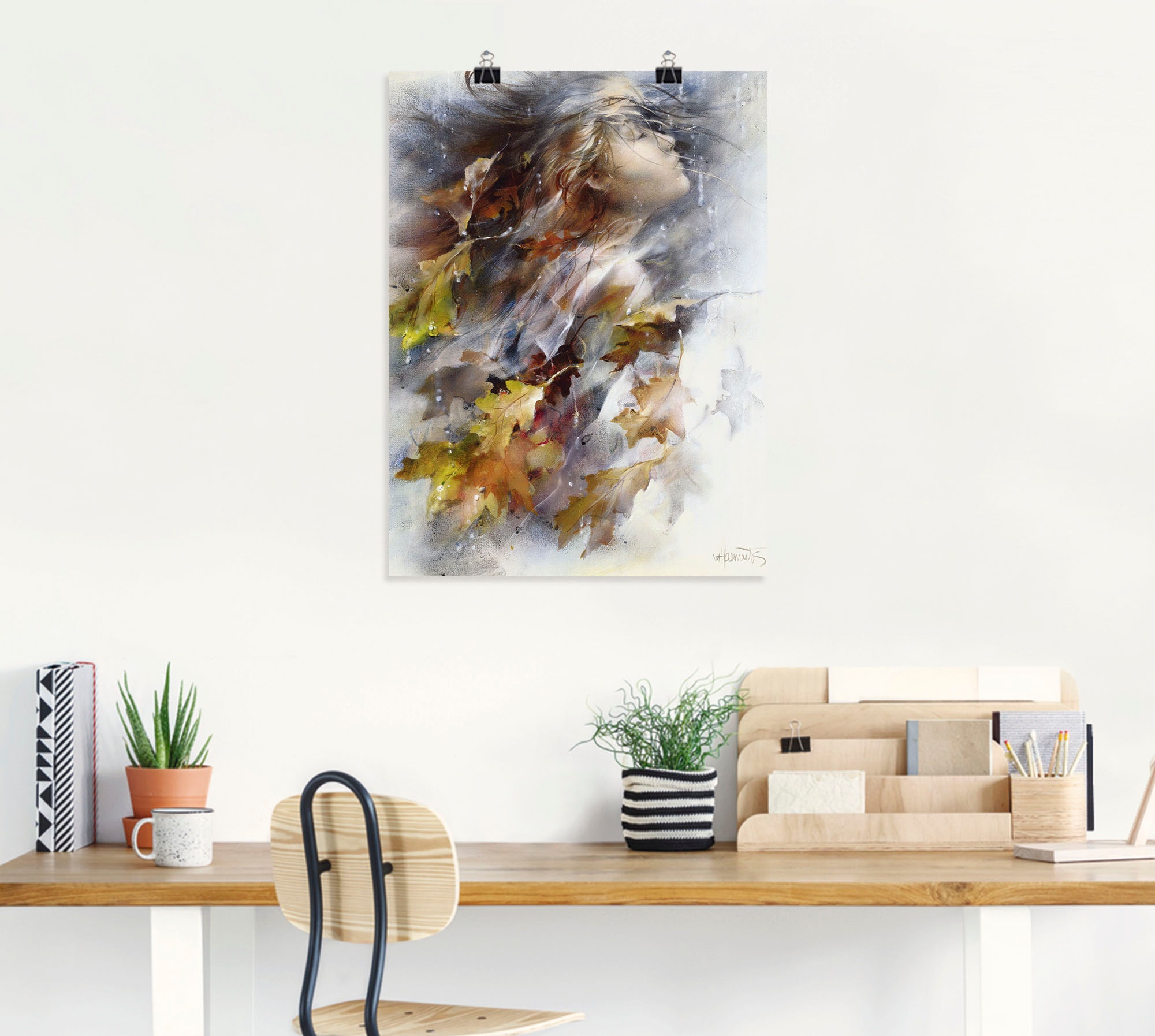 Artland Wandbild »Herbst« Frau 1 Stk. tlg. als Leinwandbild, Poster in verschied. Größen