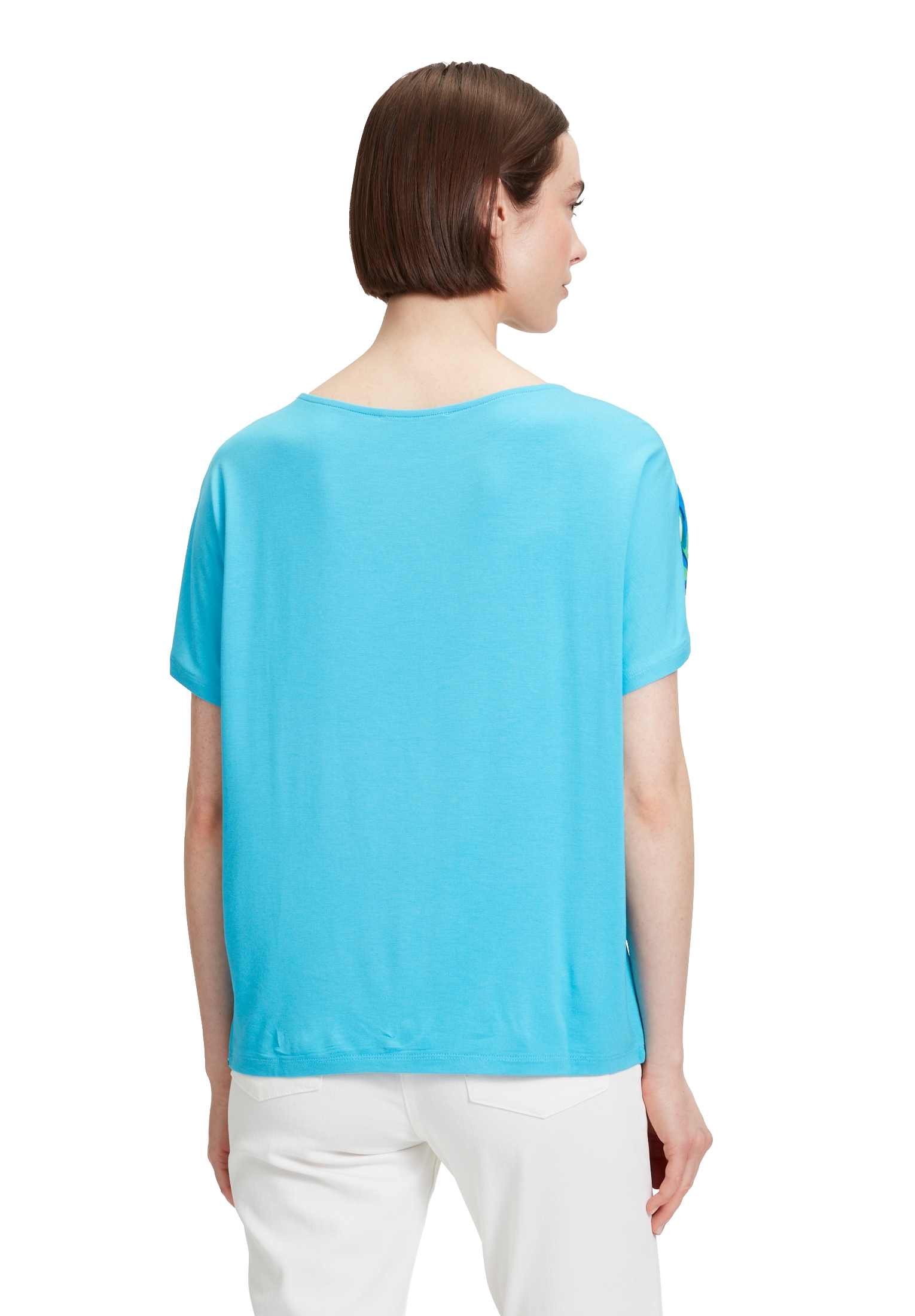 Betty Barclay Kurzarmshirt »Betty Barclay Oversize-Shirt mit Aufdruck«, Strass