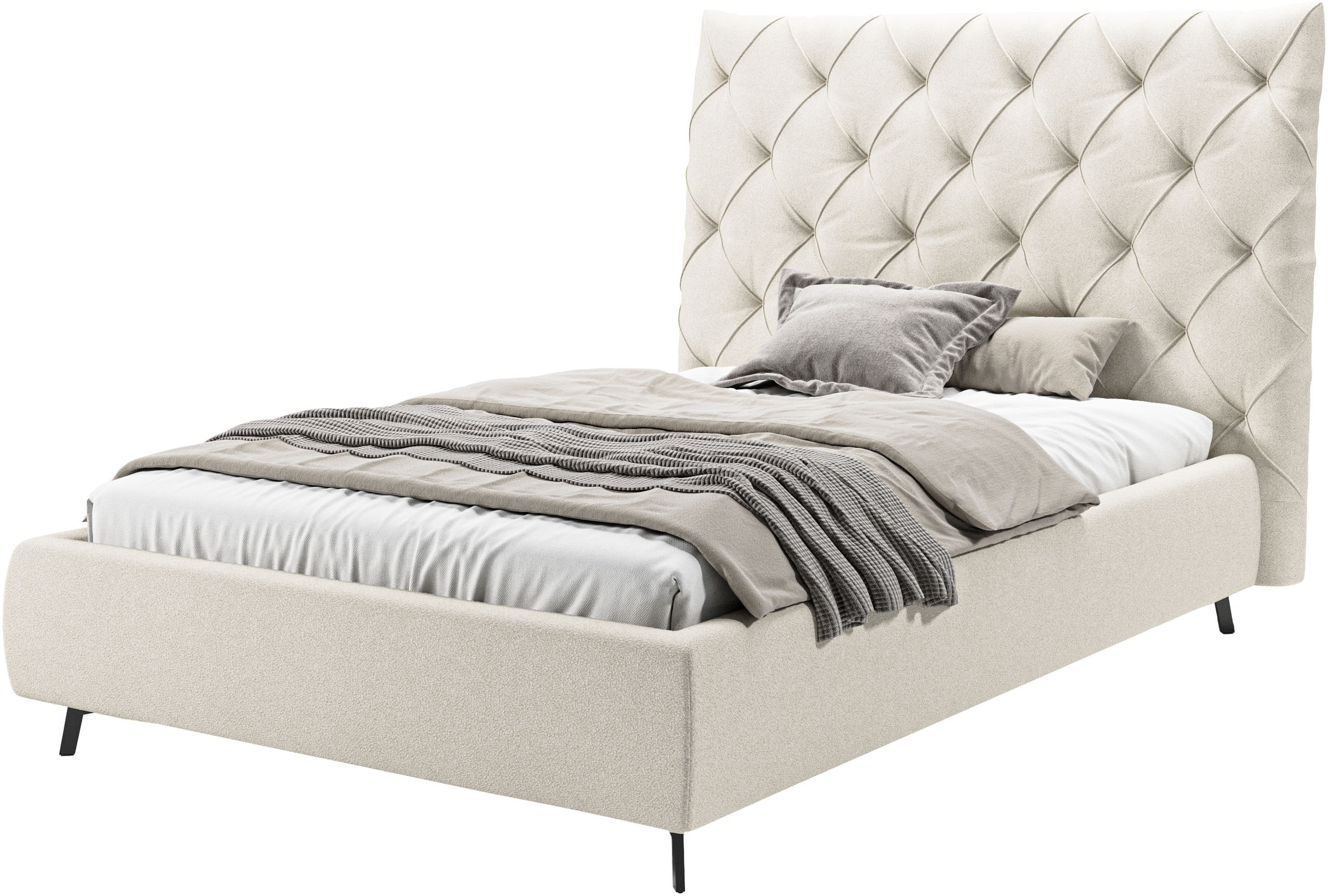 Home affaire Polsterbett "Maxime, in 4 Breiten bis 200cm, auch in Leder" Ko günstig online kaufen