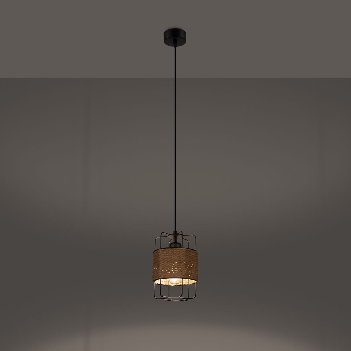 SOLLUX lighting Hängeleuchte »GIZUR«, 1 flammig, Leuchtmittel E27   ohne Le günstig online kaufen