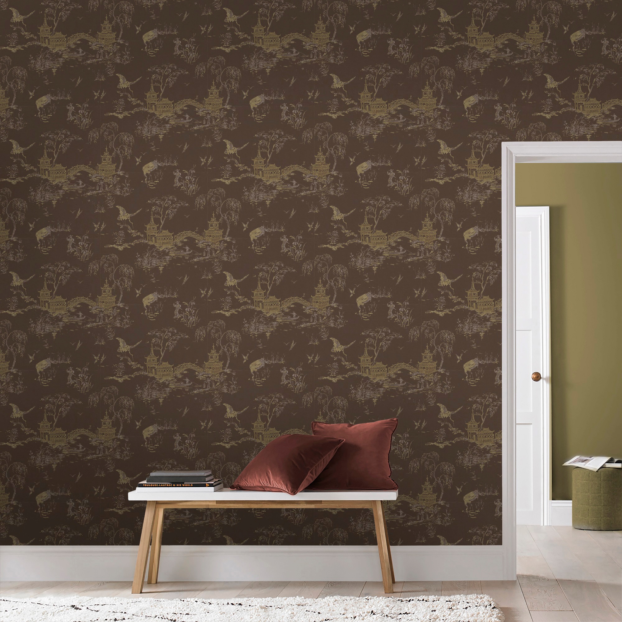 Superfresco Easy Vliestapete »Gaia« gemustert FSC® zertifiziert, mit lebhaftem Druck, 10 Meter Länge