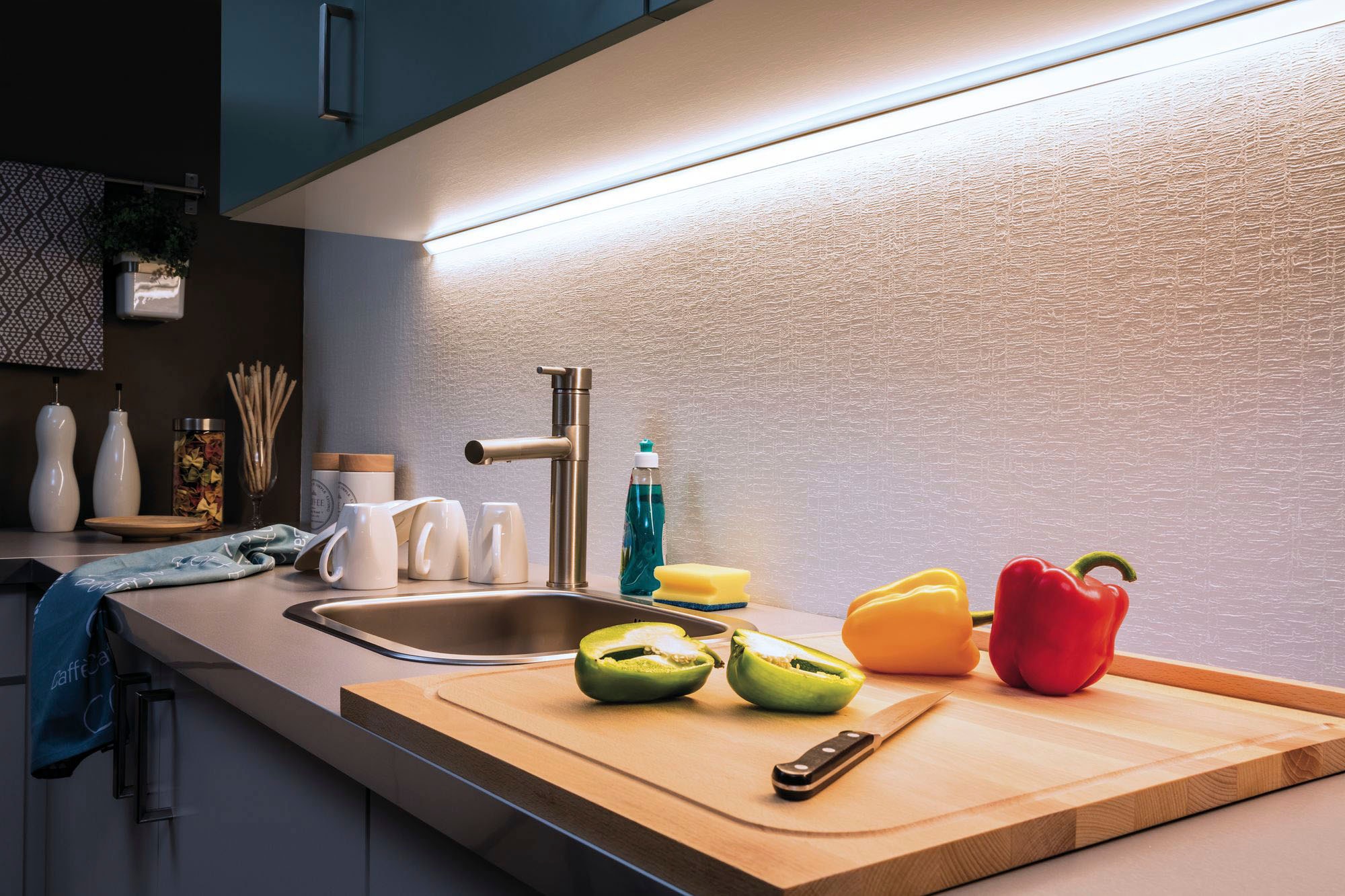 Paulmann LED-Streifen »MaxLED 1000 Basisset 3m Tageslichtweiß 35W 1100lm/m 6500K«, 1 St.-flammig, Basisset, unbeschichtet