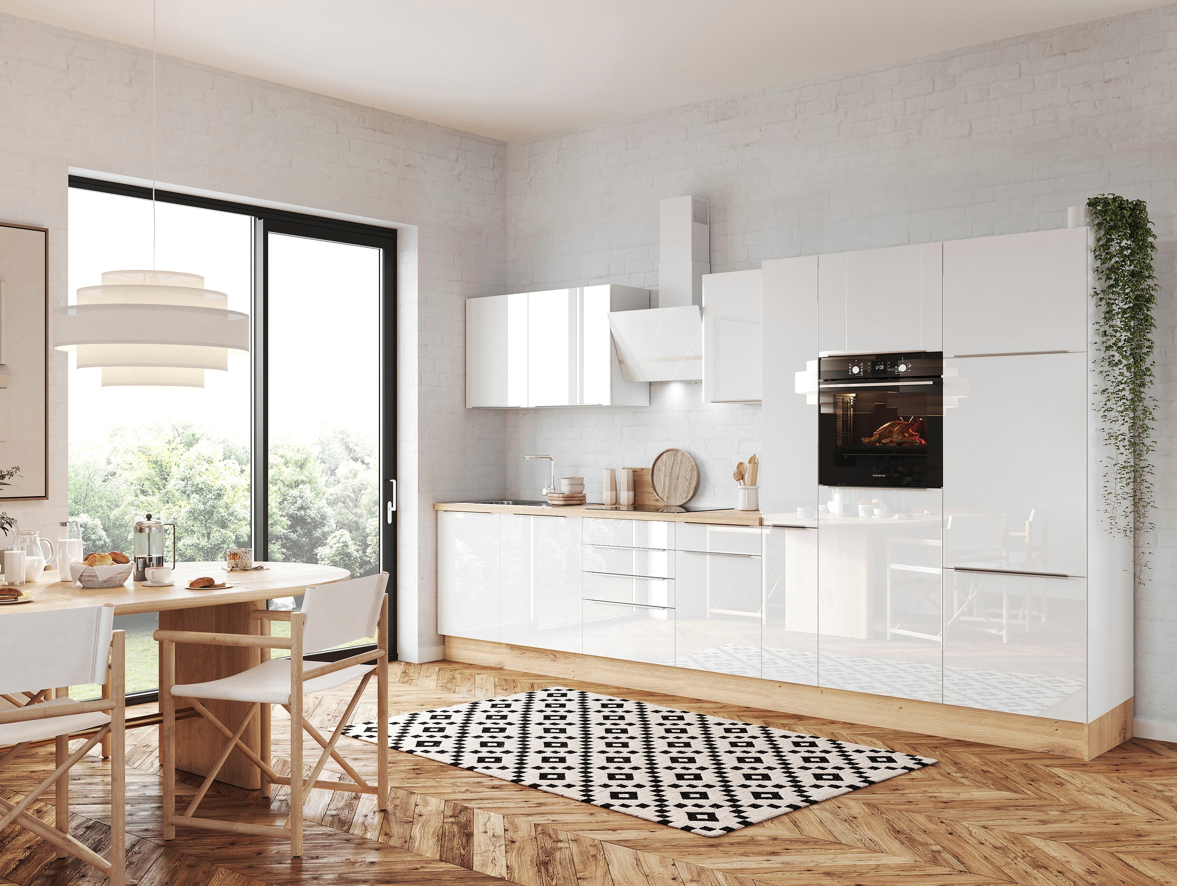 RESPEKTA Küchenzeile »Safado aus der Serie Marleen«, Breite 370 cm, mit Soft -Close online bestellen
