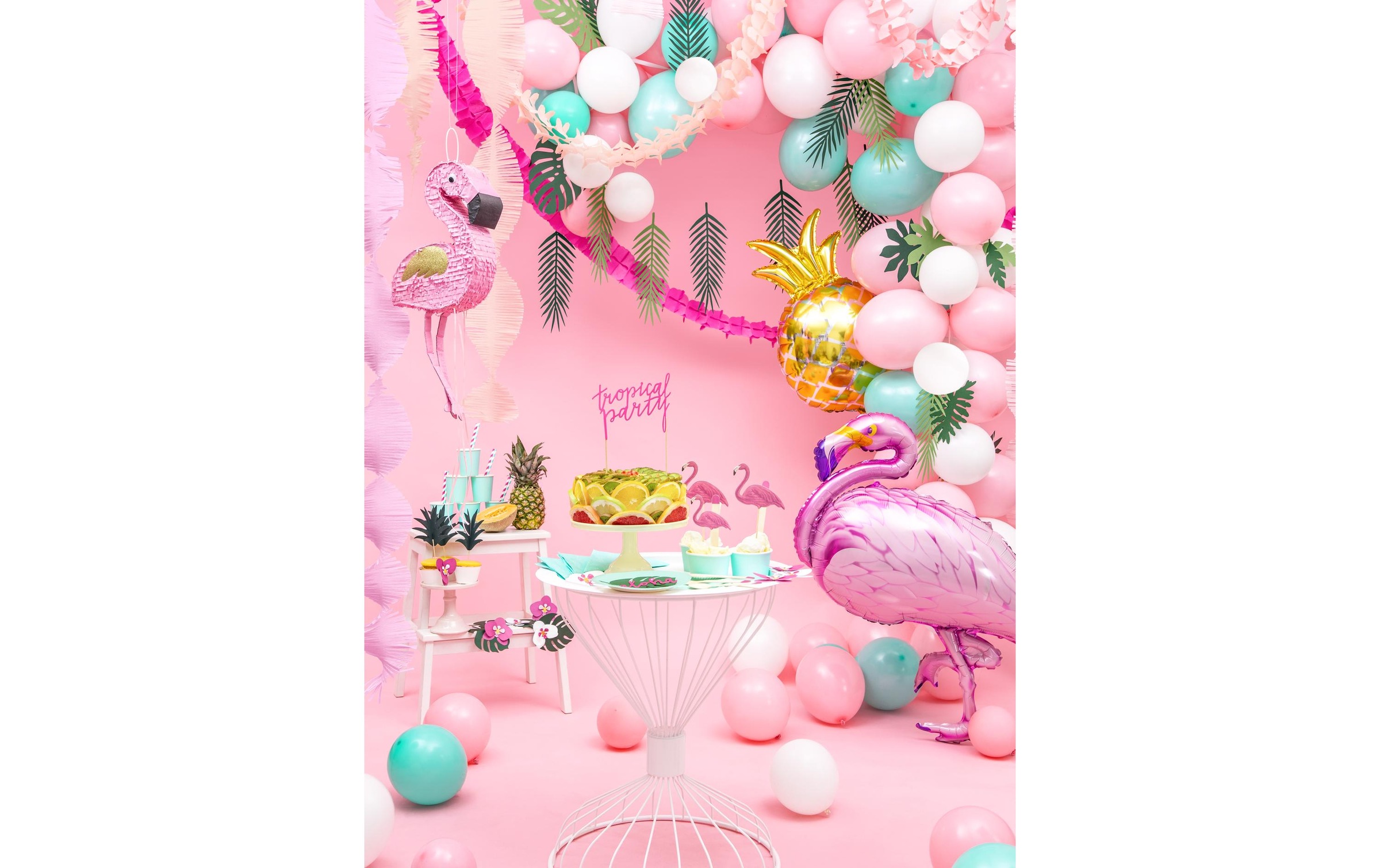 partydeco Girlande »Pinata Flamingo, 25 x 55«