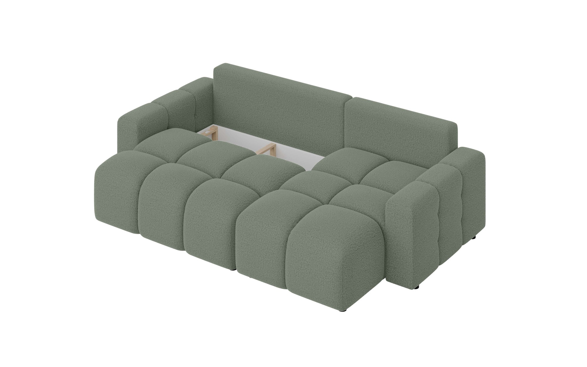 INOSIGN Ecksofa »FELICI, Schlafsofa 233cm, L-Form mit Recamiere beidseitig montierbar«, Designsofa mit Bettfunktion und Bettkasten, Maße B/T/H: 233/142/88 cm