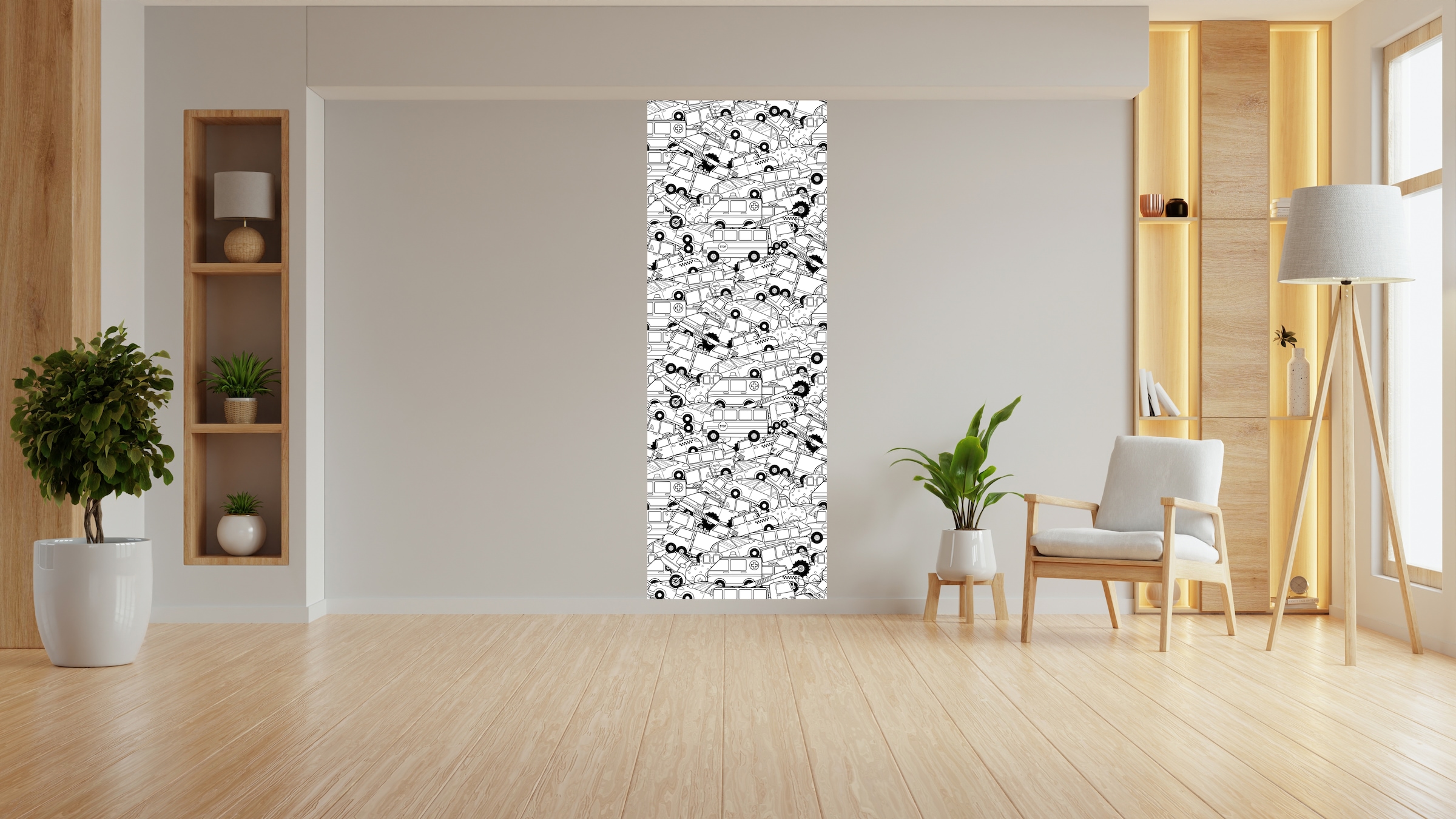 queence Wandsticker »Fahrzeuge«, (1 St.), DIY-Wandsticker zum Bemalen günstig online kaufen
