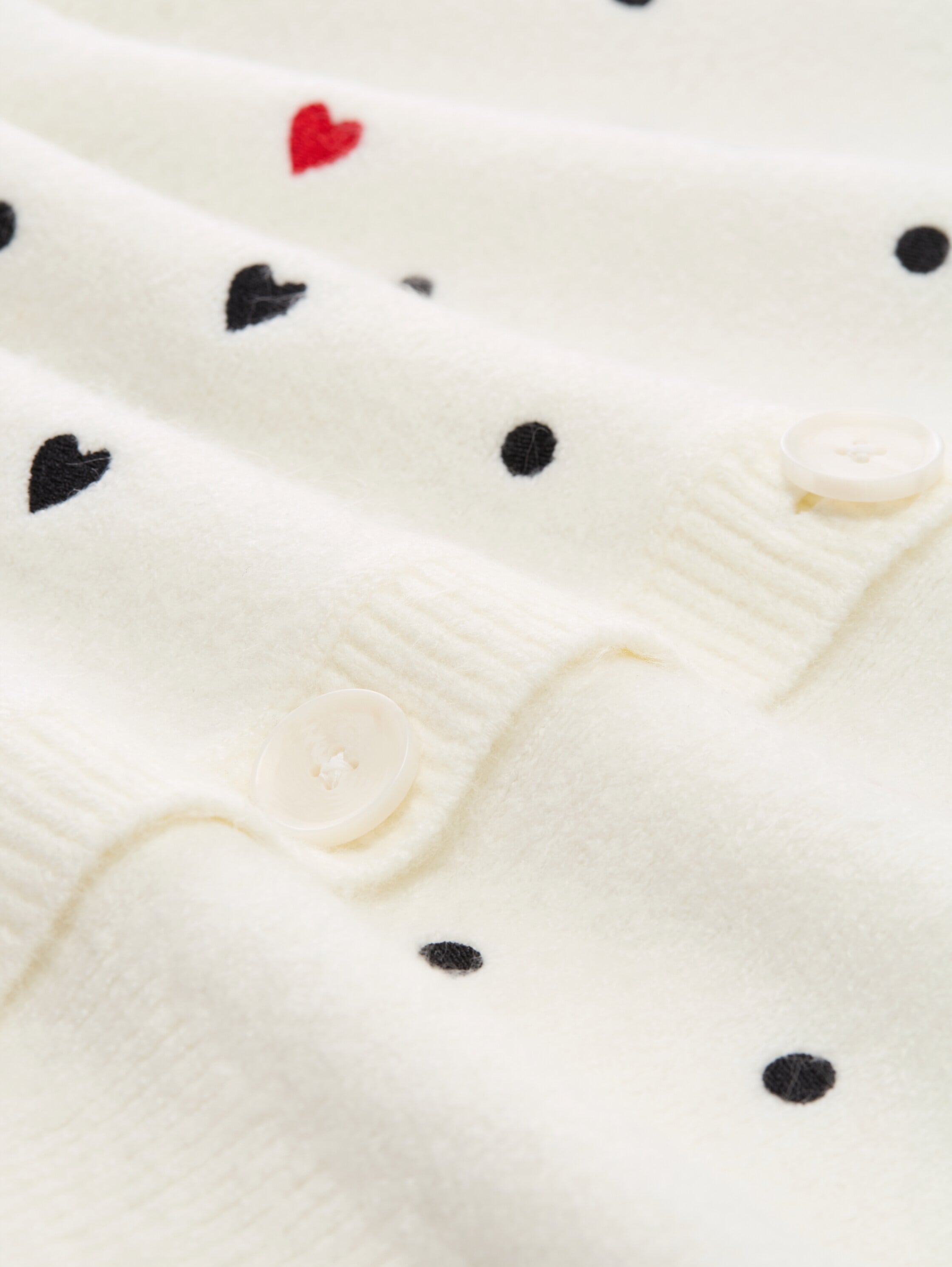 TOM TAILOR Denim Cardigan mit Stickereien