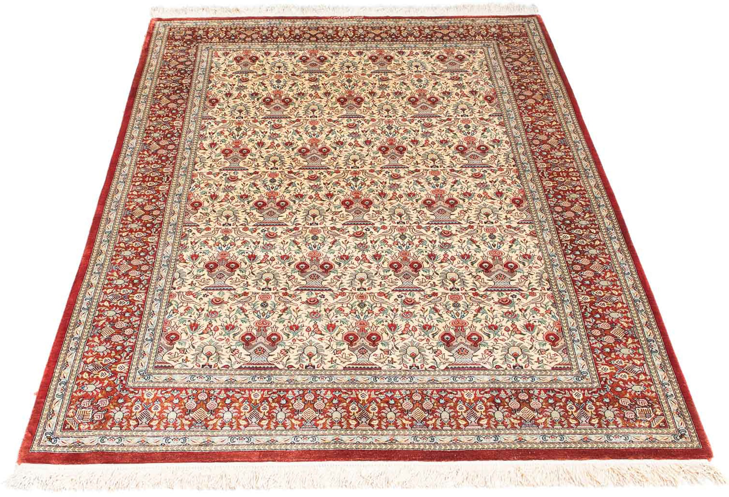 morgenland Orientteppich »Perser - Ghom - 158 x 107 cm - beige«, rechteckig günstig online kaufen