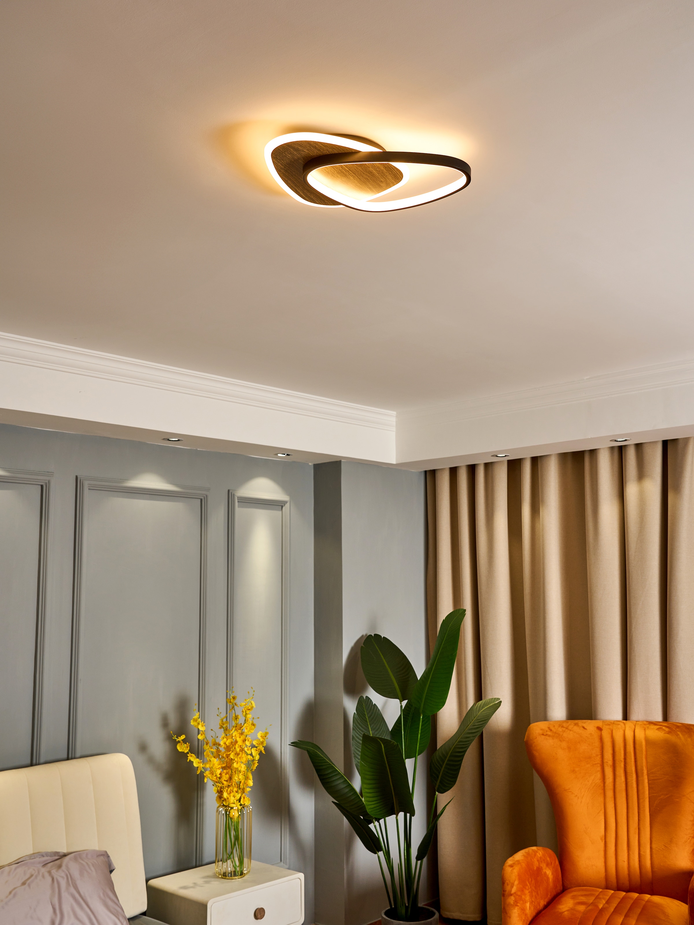ECO-LIGHT LED Deckenleuchte »LED-Deckenleuchte OVEST«, 2 flammig, Leuchtmittel LED-Board | LED fest integriert