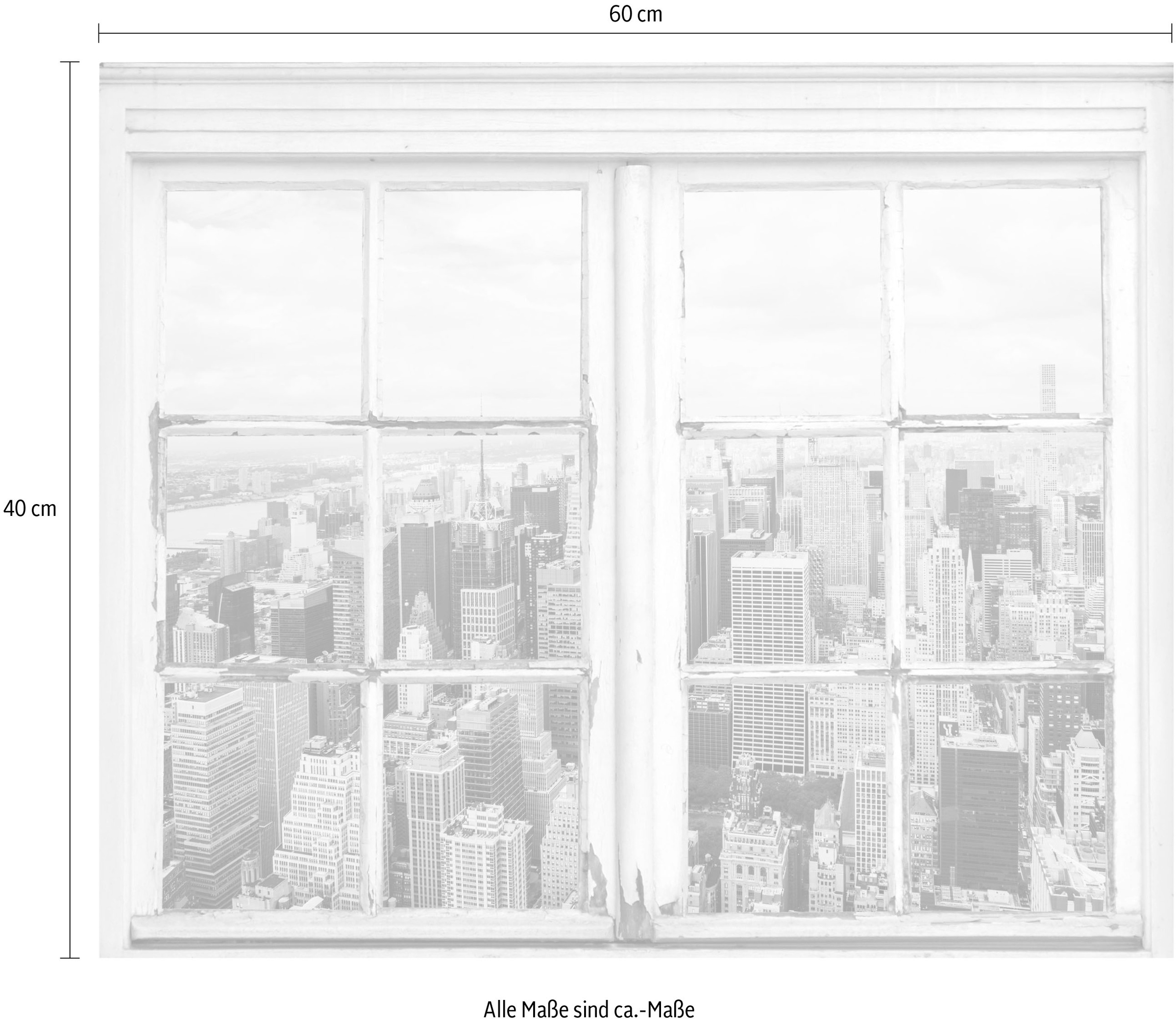 queence Wandsticker »New York«, Wandsticker, Wandbild, selbstklebend, Amerika