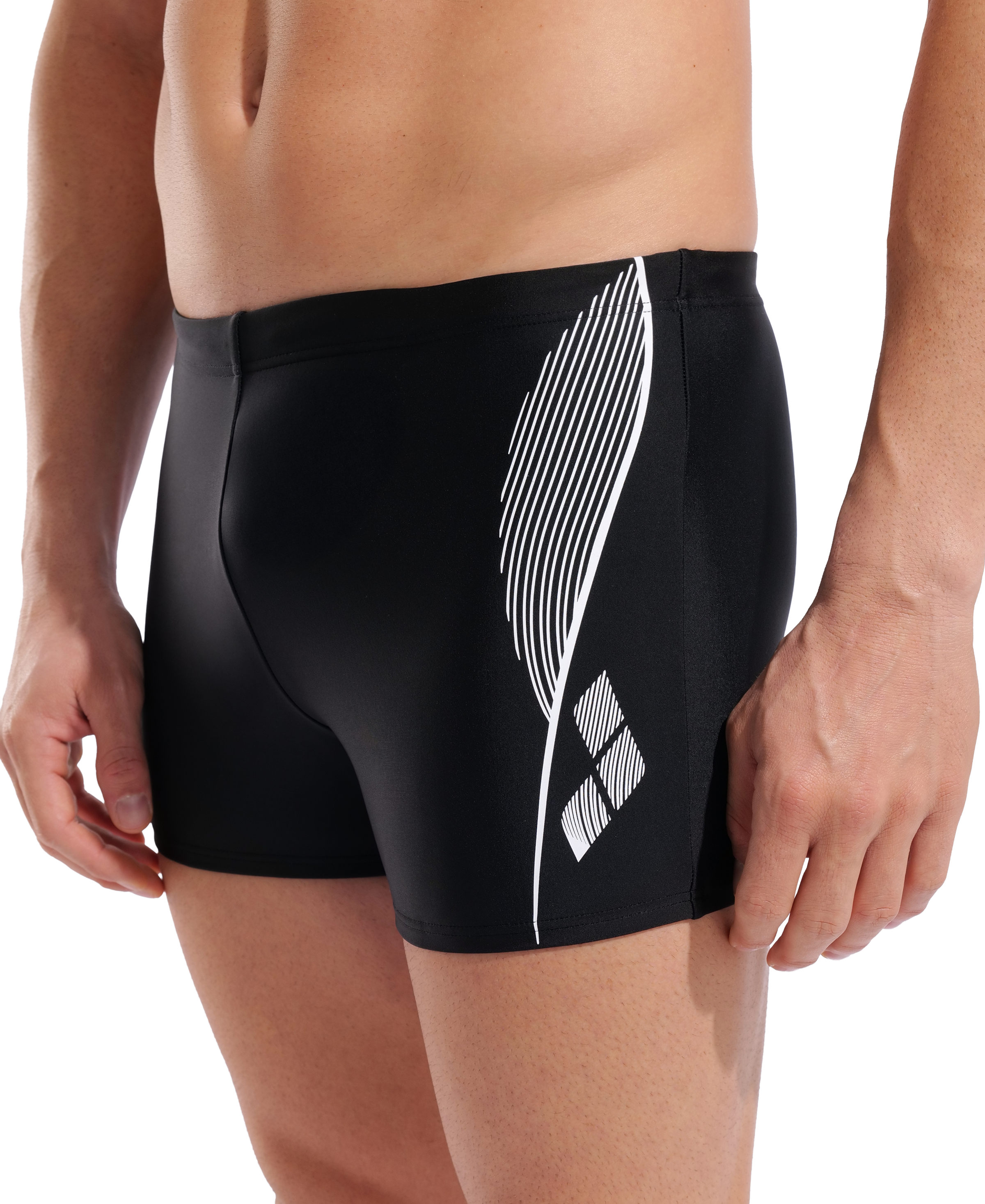 Arena Badeshorts »MEN'S SWIM SHORT GRAPHIC« mit Stretchmaterial, chlor- und salzwasserbeständig