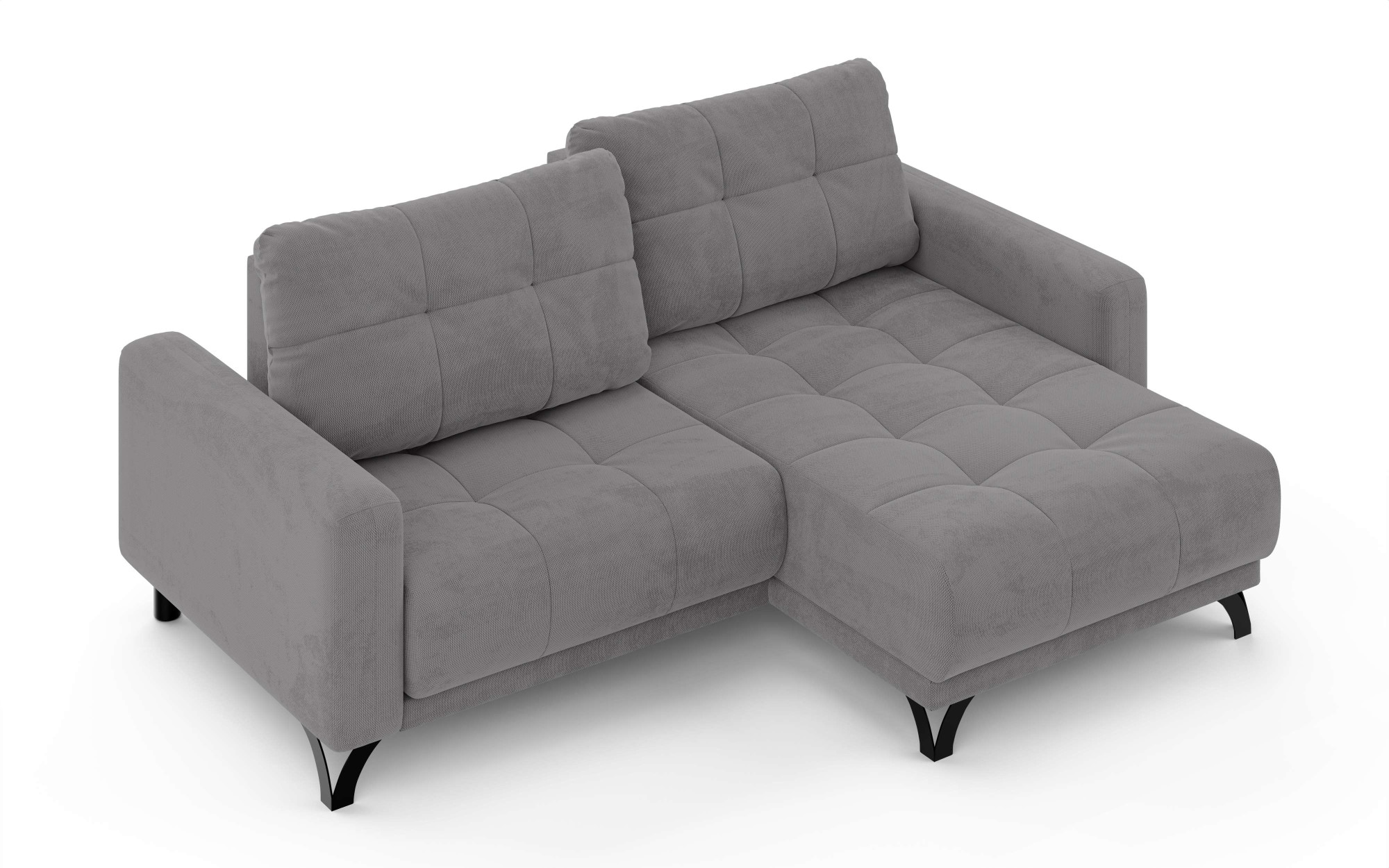 INOSIGN Ecksofa »FAIRVIEW mit verstellbaren Rückenlehne, Maße B/T/H: 234/174/93 cm«, L-Form mit Wellenunterfederung, Recamiere beidseitig montierbar
