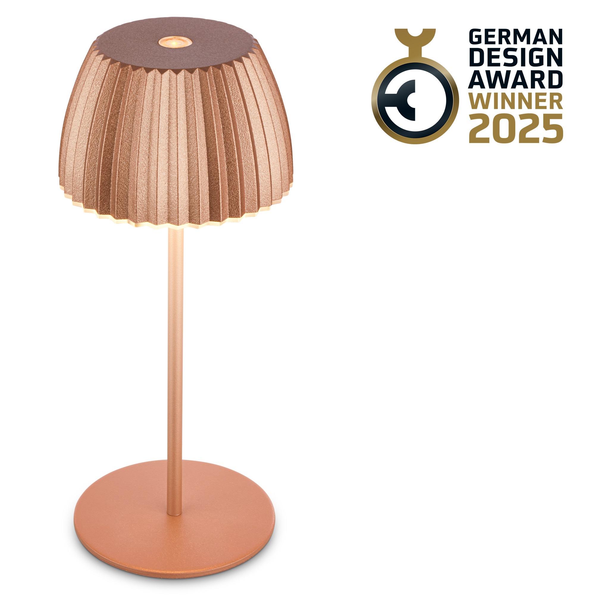 Briloner Leuchten LED Tischleuchte »Akku LED Tischleuchte, mini, kupferfarb günstig online kaufen