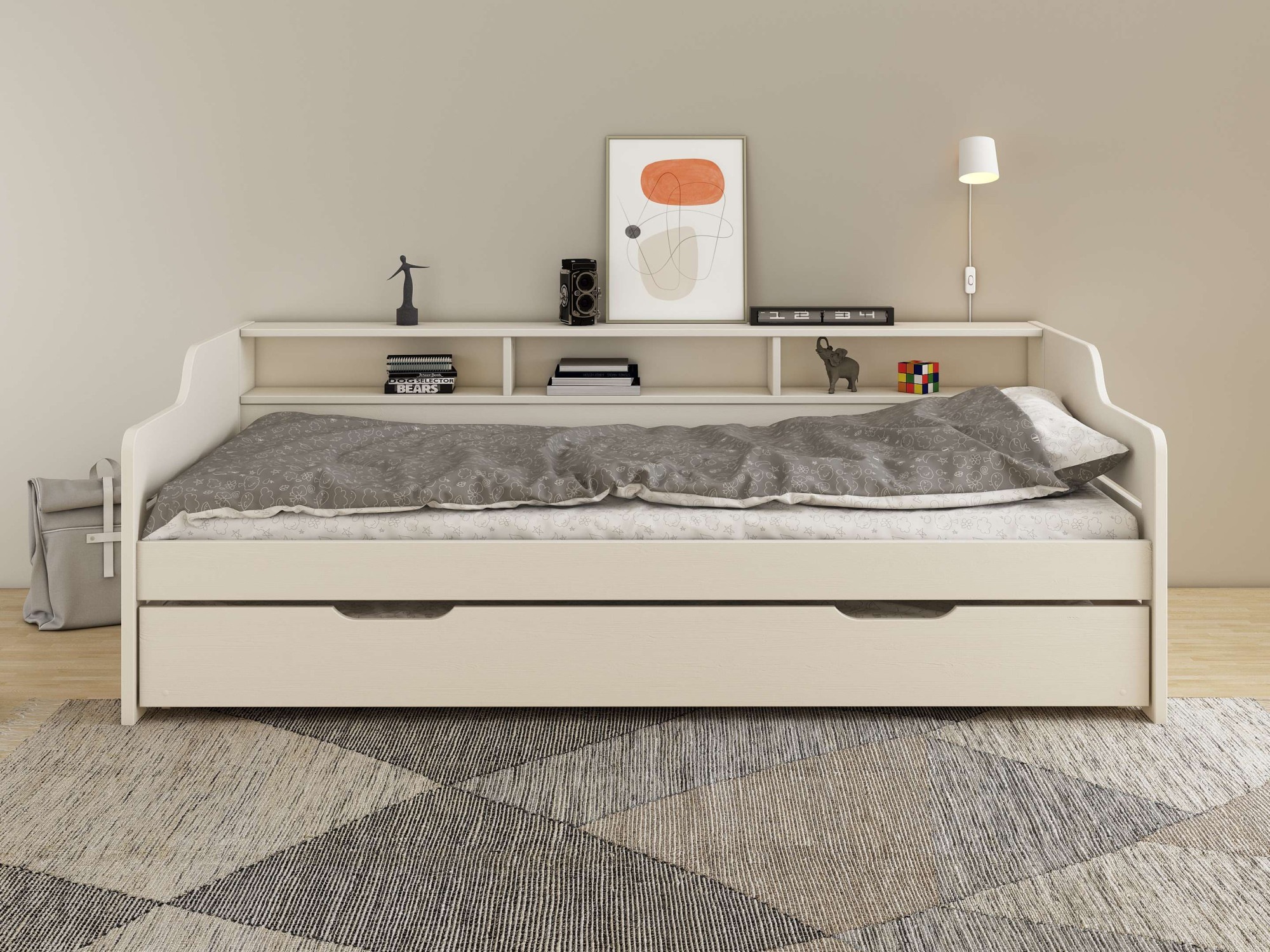 Home affaire Daybett »"REETE1", Stauraum, Funktionsbett, Kinderbett, inklus günstig online kaufen