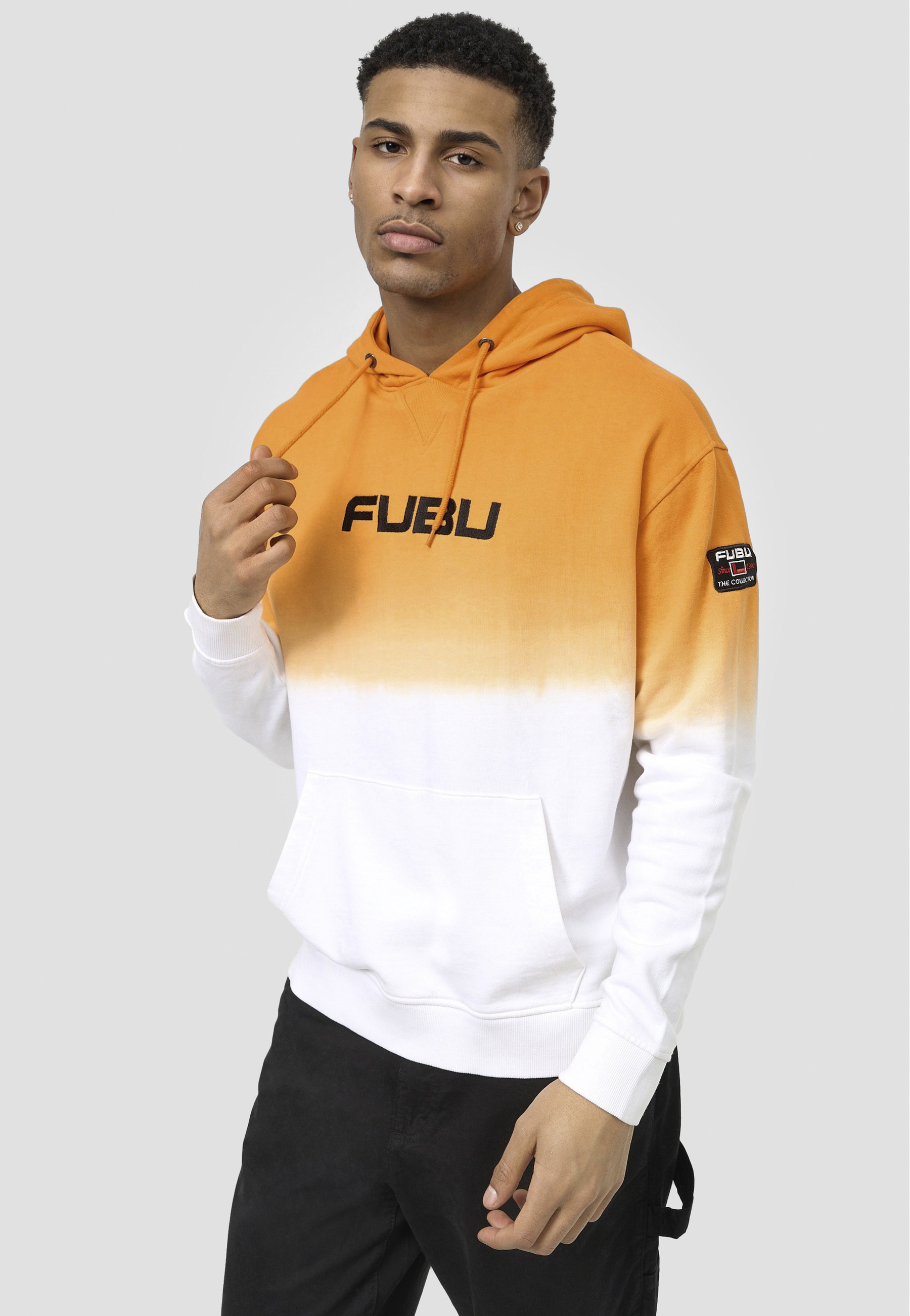 Fubu Kapuzensweatshirt »Fubu Herren FM213-003-1 Corporate Hooded Sweatshirt Gradient«, 1 Stk.
