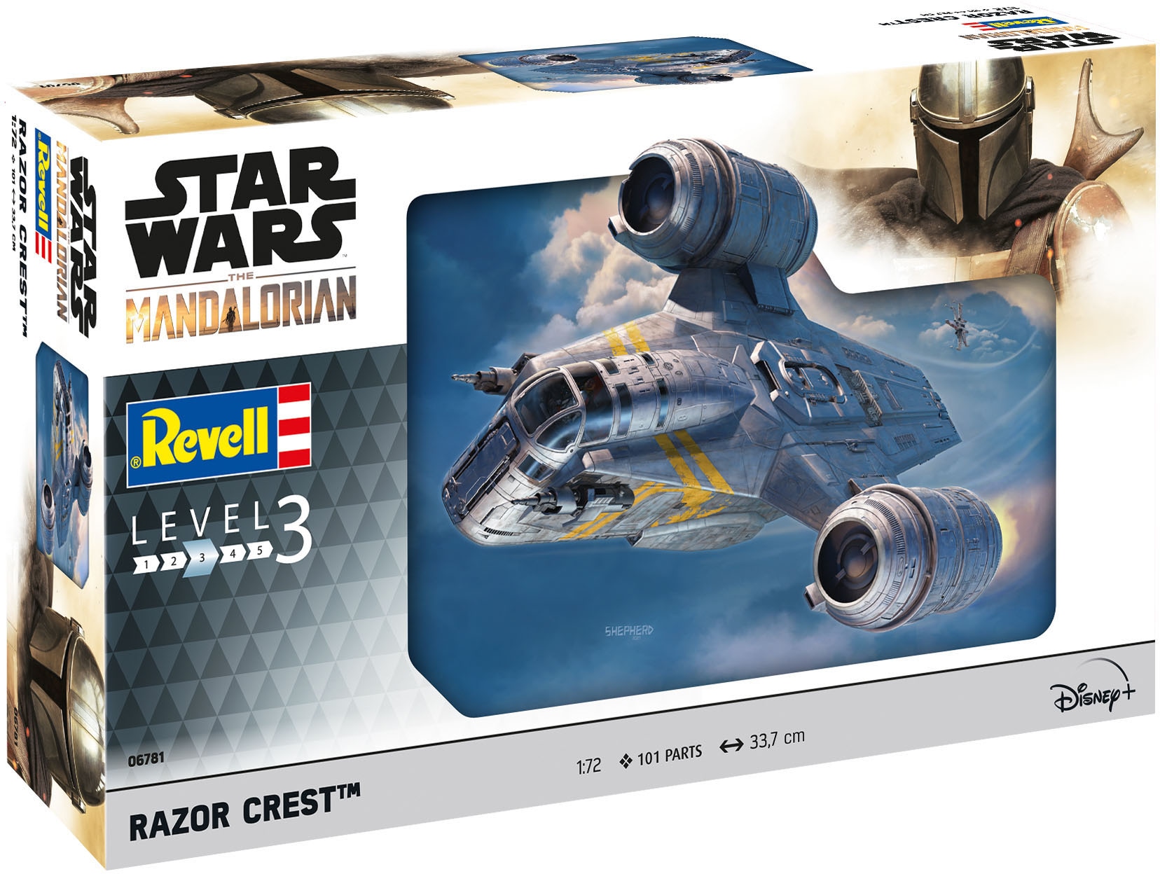 Revell® Modellbausatz »Star Wars, The Mandalorian - Razor Crest«, 1:72, Made in Europe
