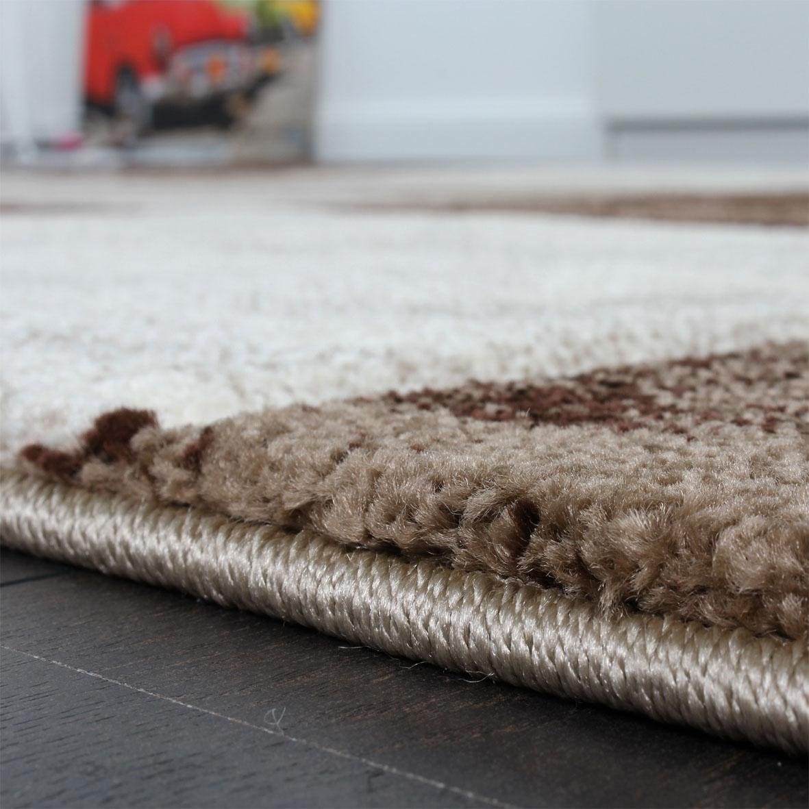 Paco Home Läufer »Diamond 663«, rechteckig, 18 mm Höhe, Teppich-Läufer, Kurzflor, Karo Muster, 3D-Design
