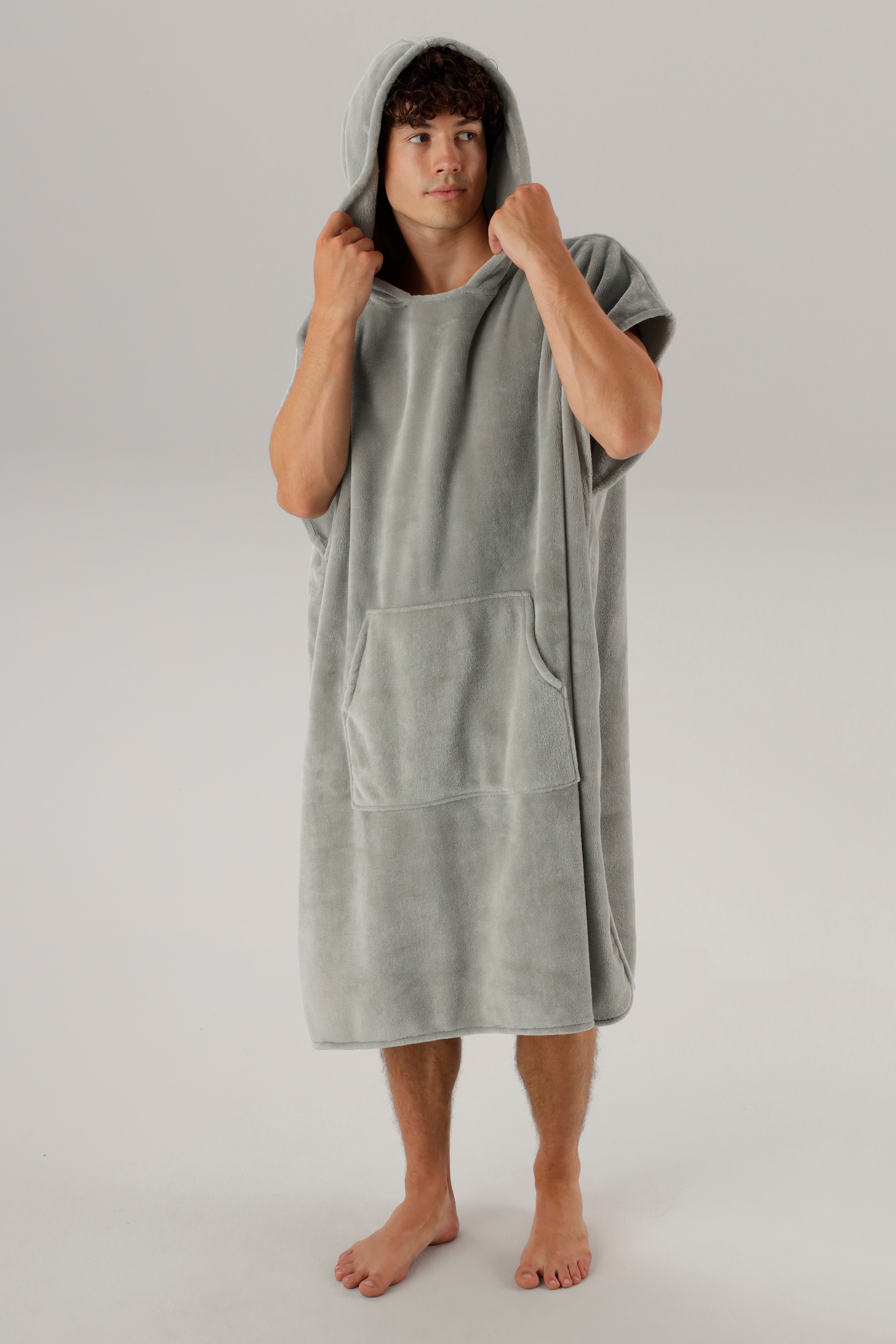 OTTO home Badeponcho »Miia, Surfponcho ideal für Sauna, Spa & im Urlaub« 1 Stk. weich und kuschelig, plüsch, Unisex, für Damen und Herren