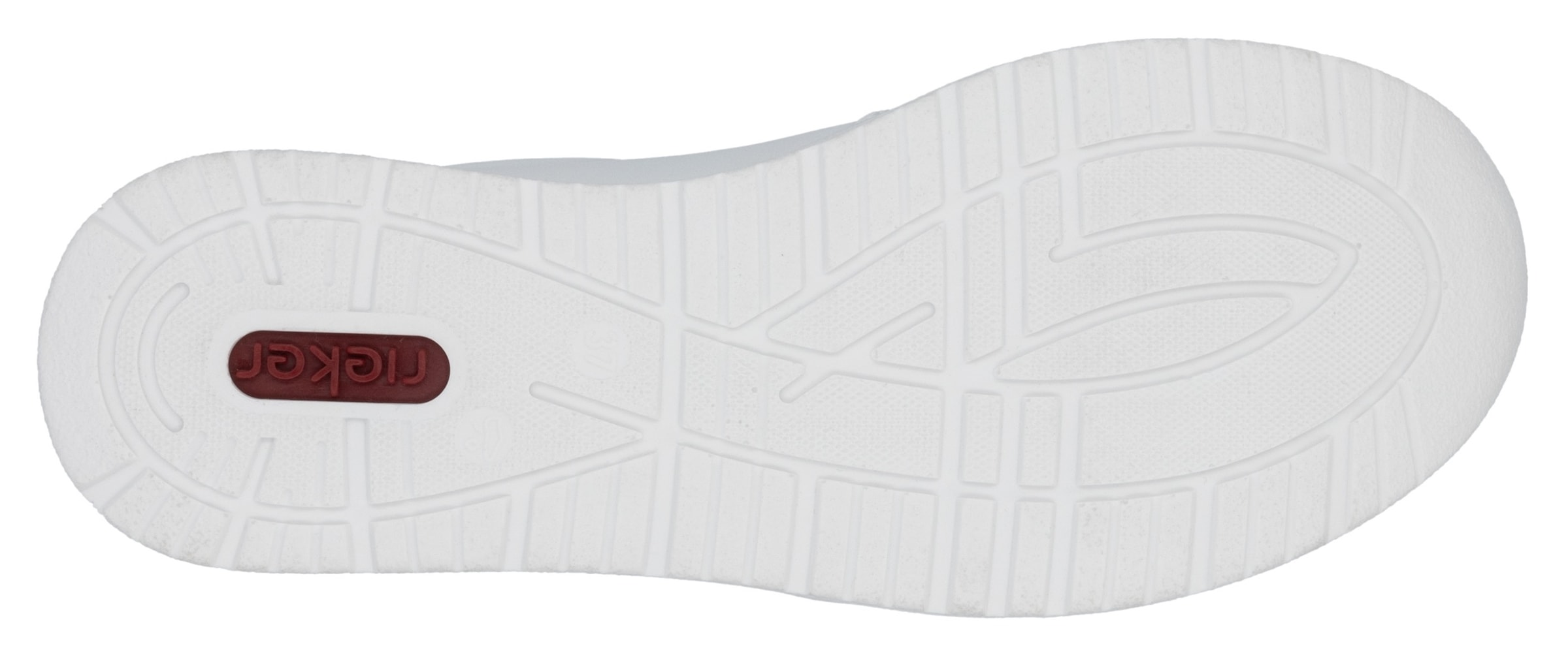 Rieker Plateausneaker, Halbschuh, Schnürschuh, Freizeitsneaker mit Reißverschluss