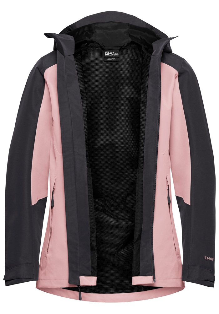 Jack Wolfskin Outdoorjacke »WILDBOUND 2L JKT W« mit Kapuze