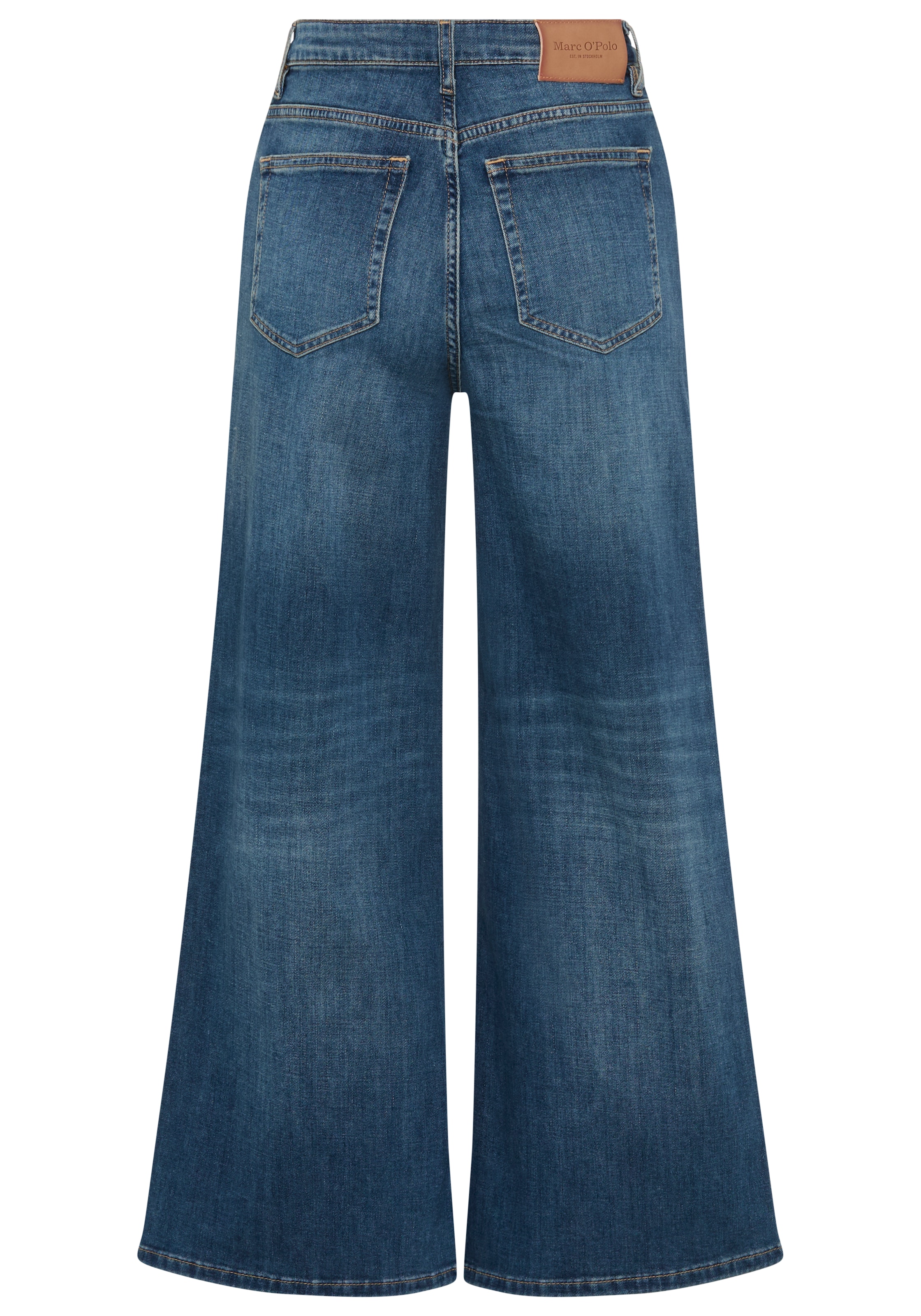 Marc O'Polo Weite Jeans 5-Pocket, hohe Leibhöhe