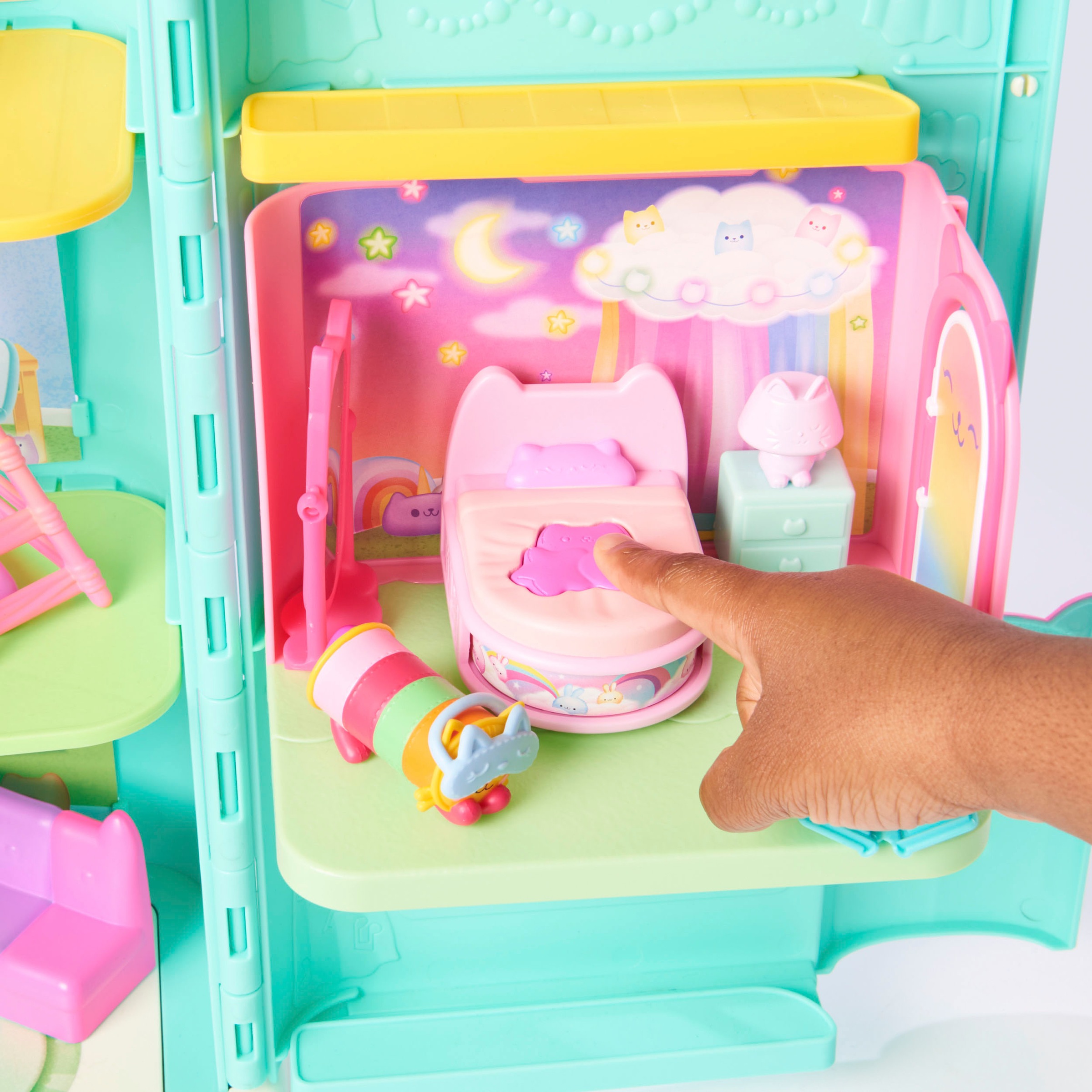 Spin Master Spielwelt »Gabby's Dollhouse – Deluxe Room – Pillow Cat's Schlafzimmer«