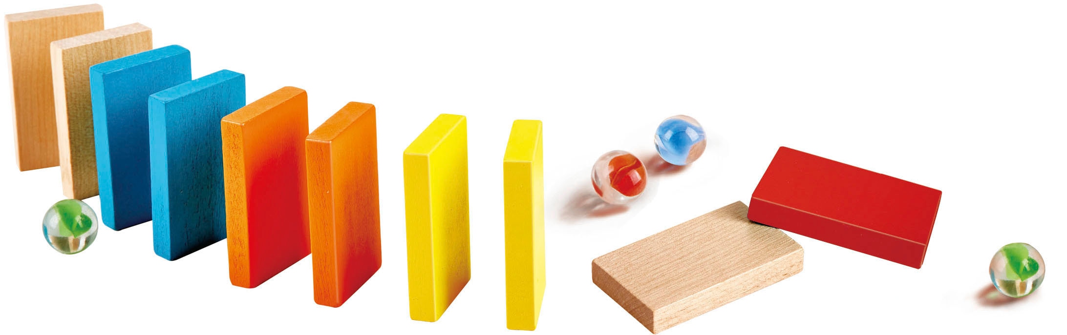 Hape Kugelbahn »Rasante Murmelbahn mit Domino«